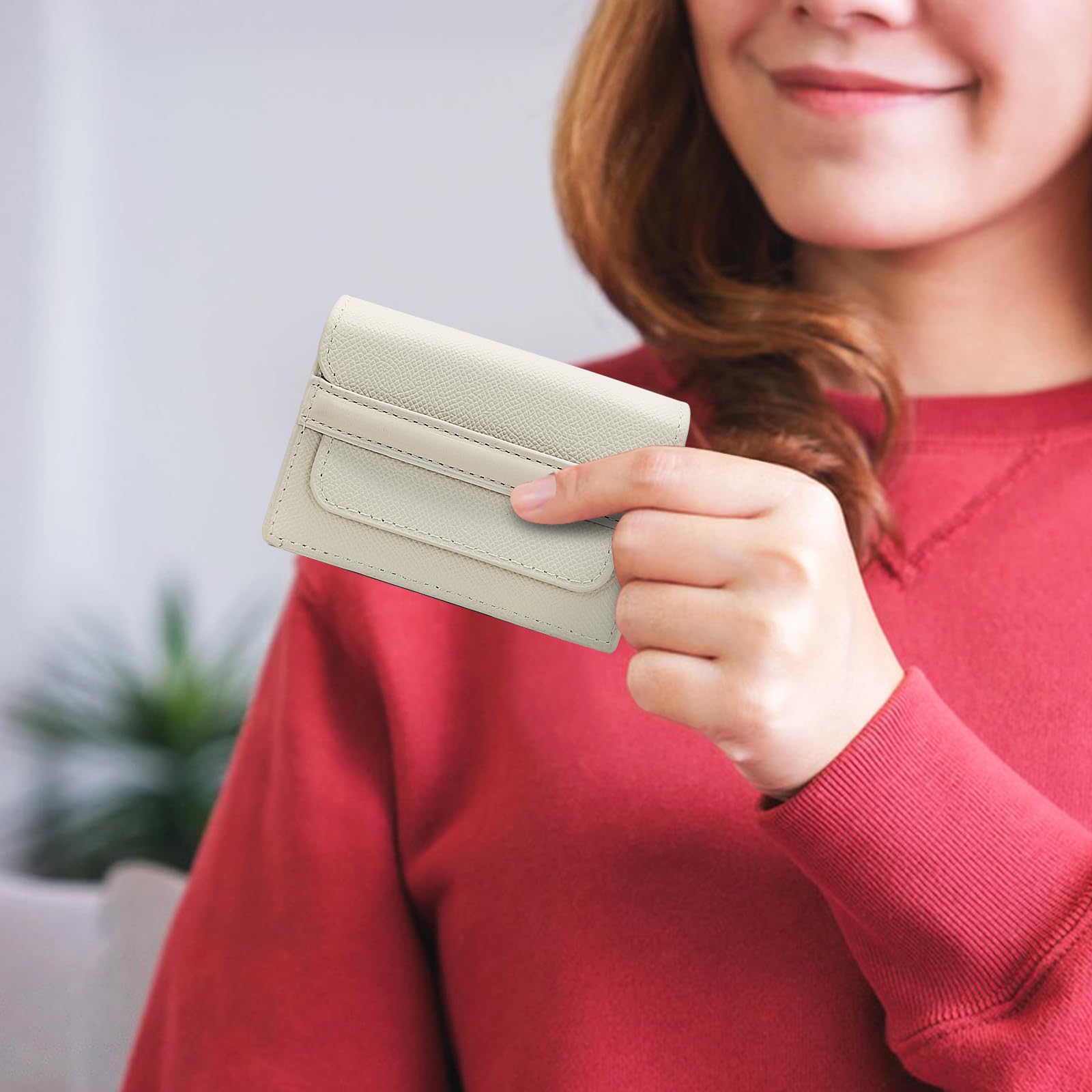 adistylinno-card-wallet-porte-cartes-femme-blanc-9-cartes image 7