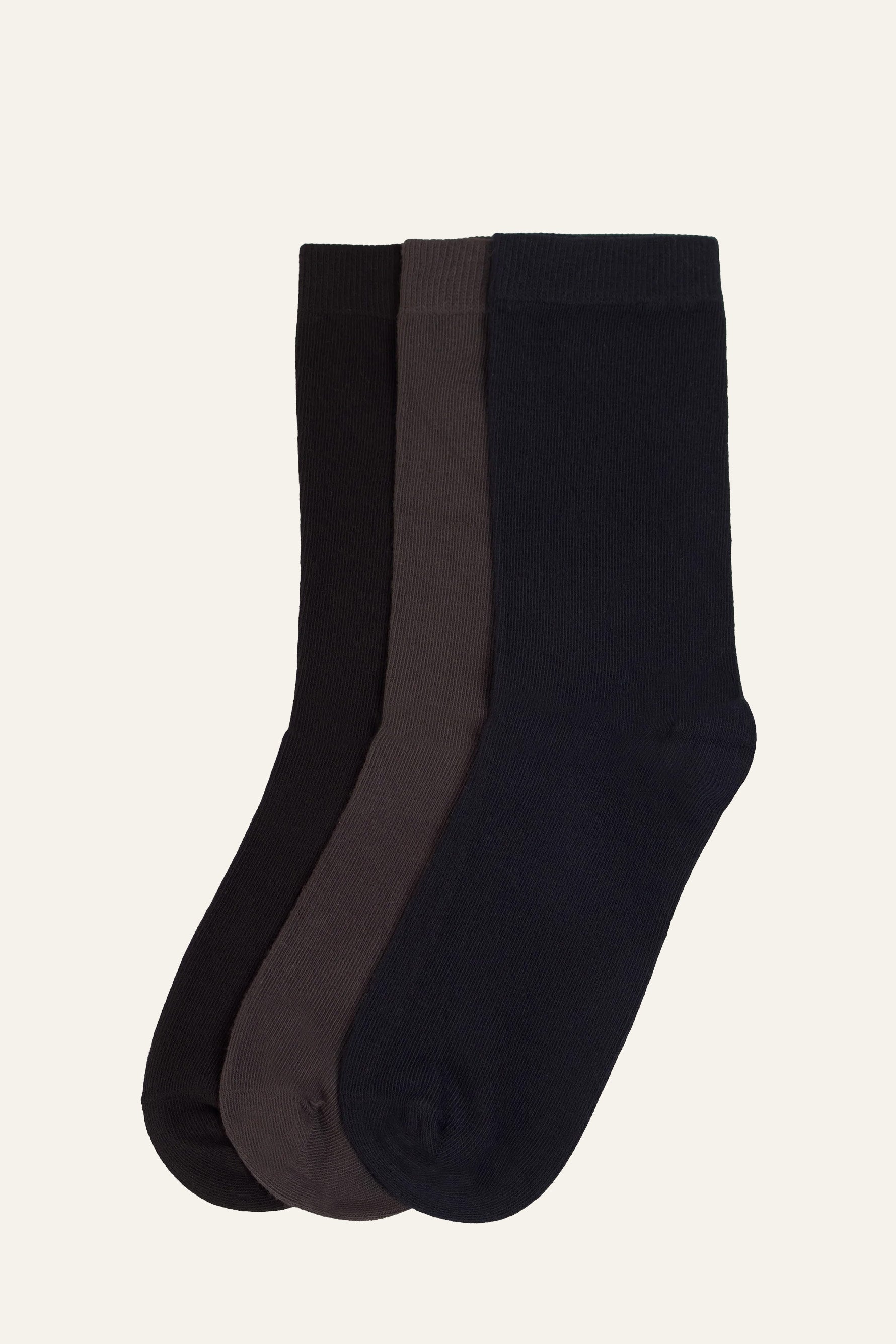 le-pantalon-accessoires-pack-3-chaussettes-femme-coton-bio image 1