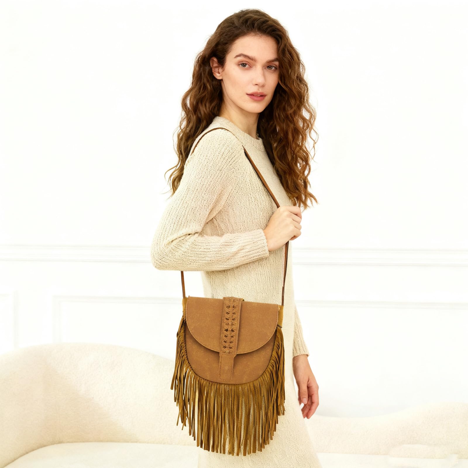 adistylinno-crossbody-bag-sac-bandouli-re-femme-marron-franges image 2