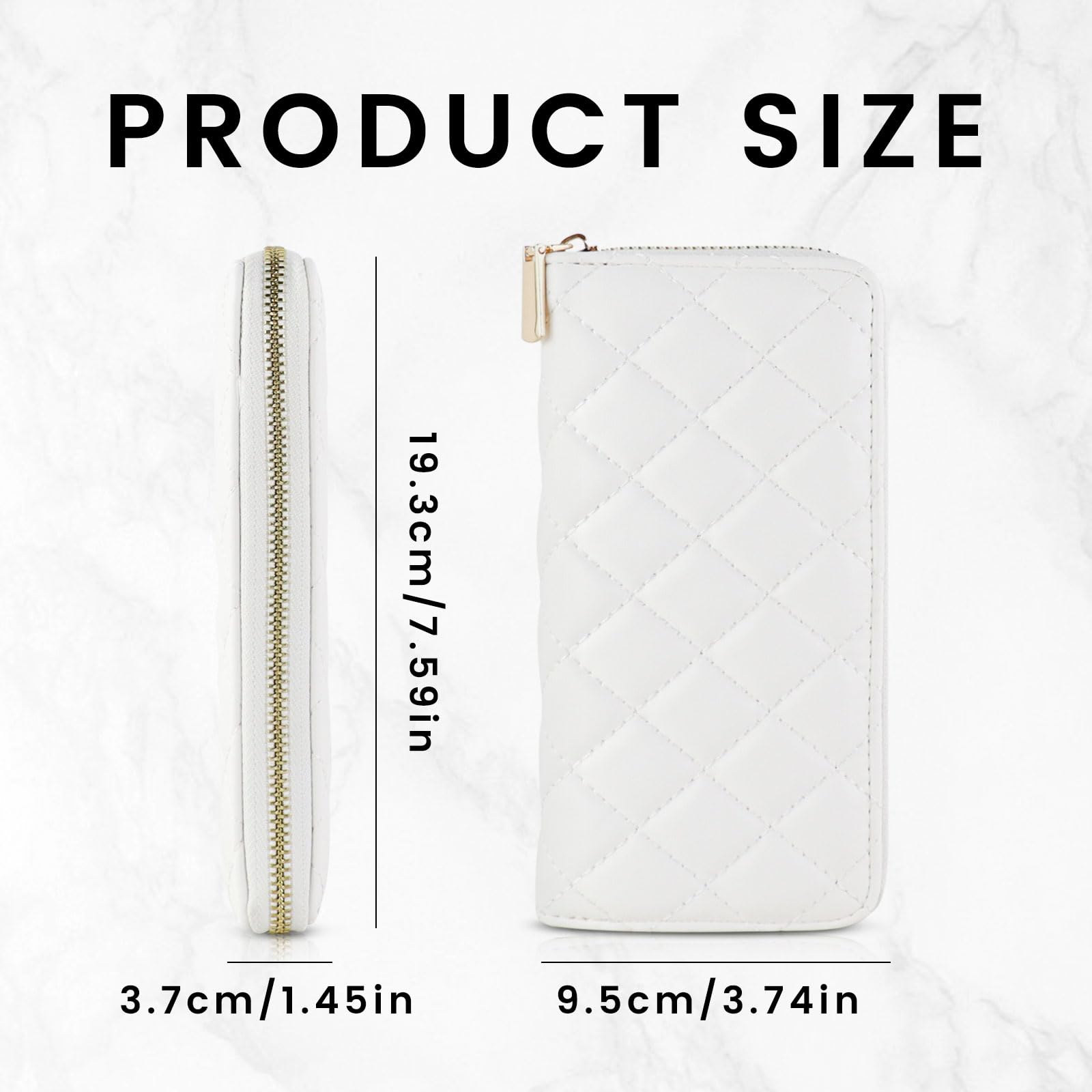 adistylinno-women-s-wallet-portefeuille-femme-blanc-zip image 2