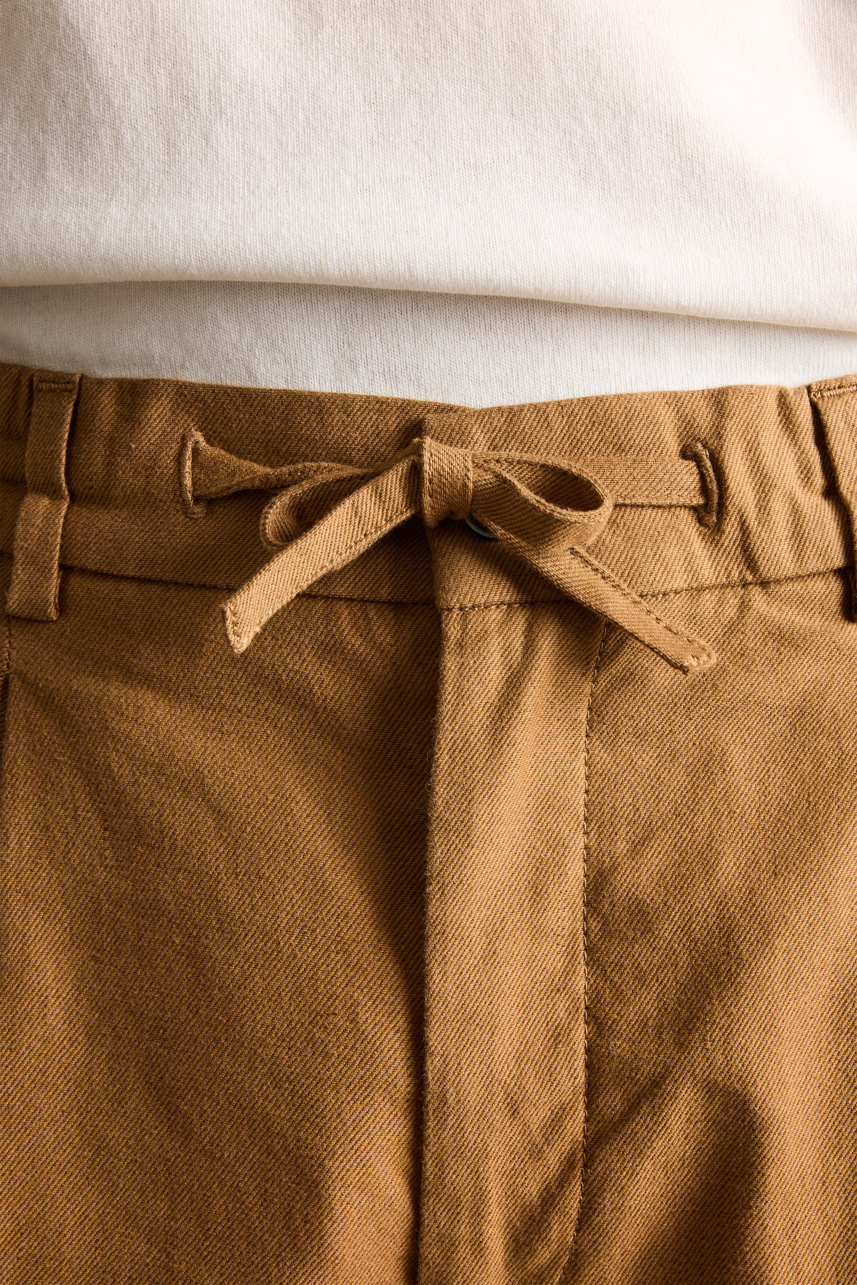 le-pantalon-bermudas-fm-lpbcl-5-short-caramel-lin-coton image 4