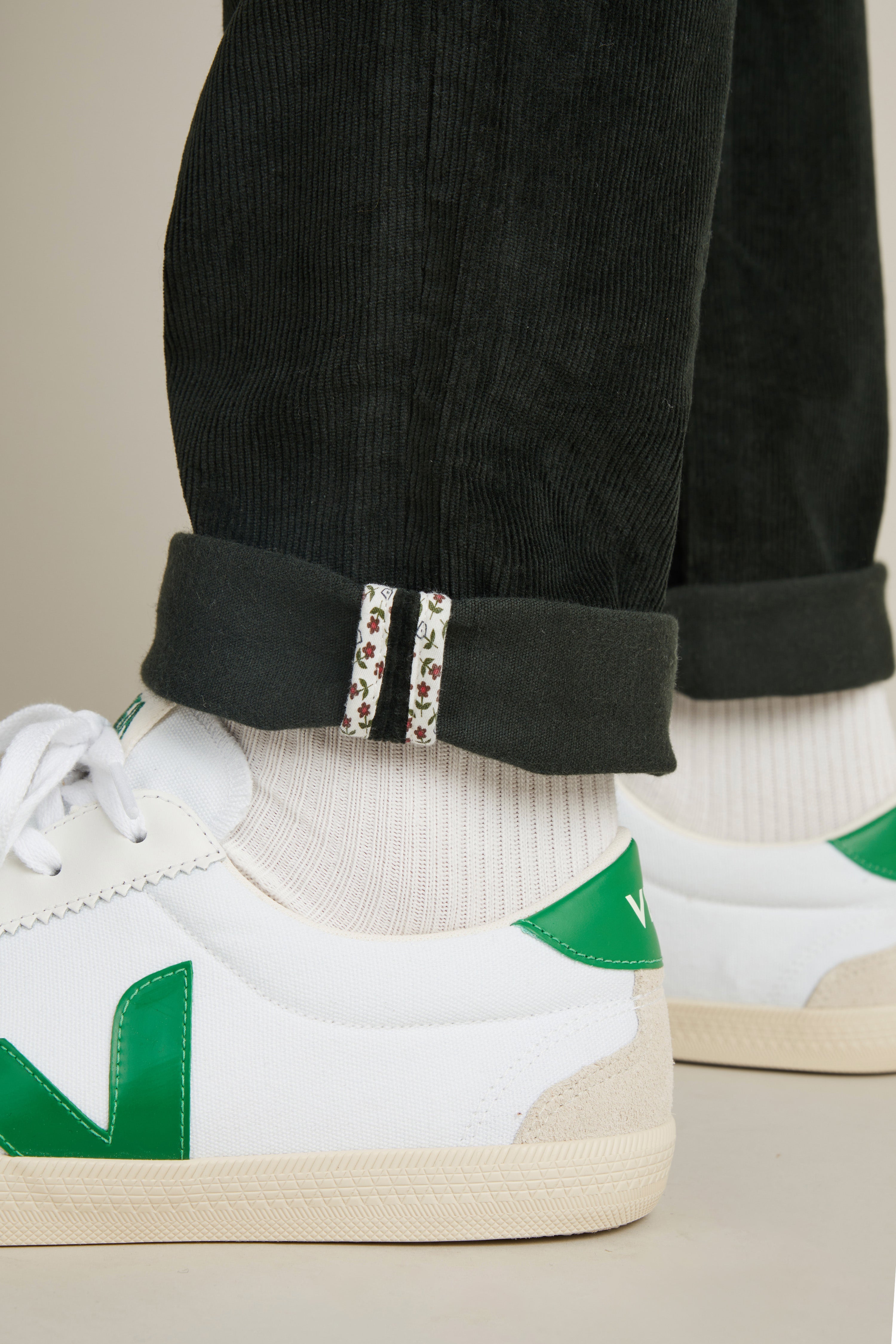 le-pantalon-chino-velours-vert-sapin-pantalon-chaud-hiver image 5