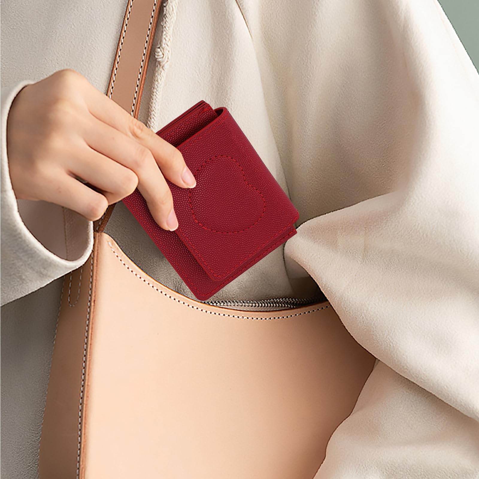 adistylinno-women-s-wallet-mini-portefeuille-femme-rouge-coeur image 6