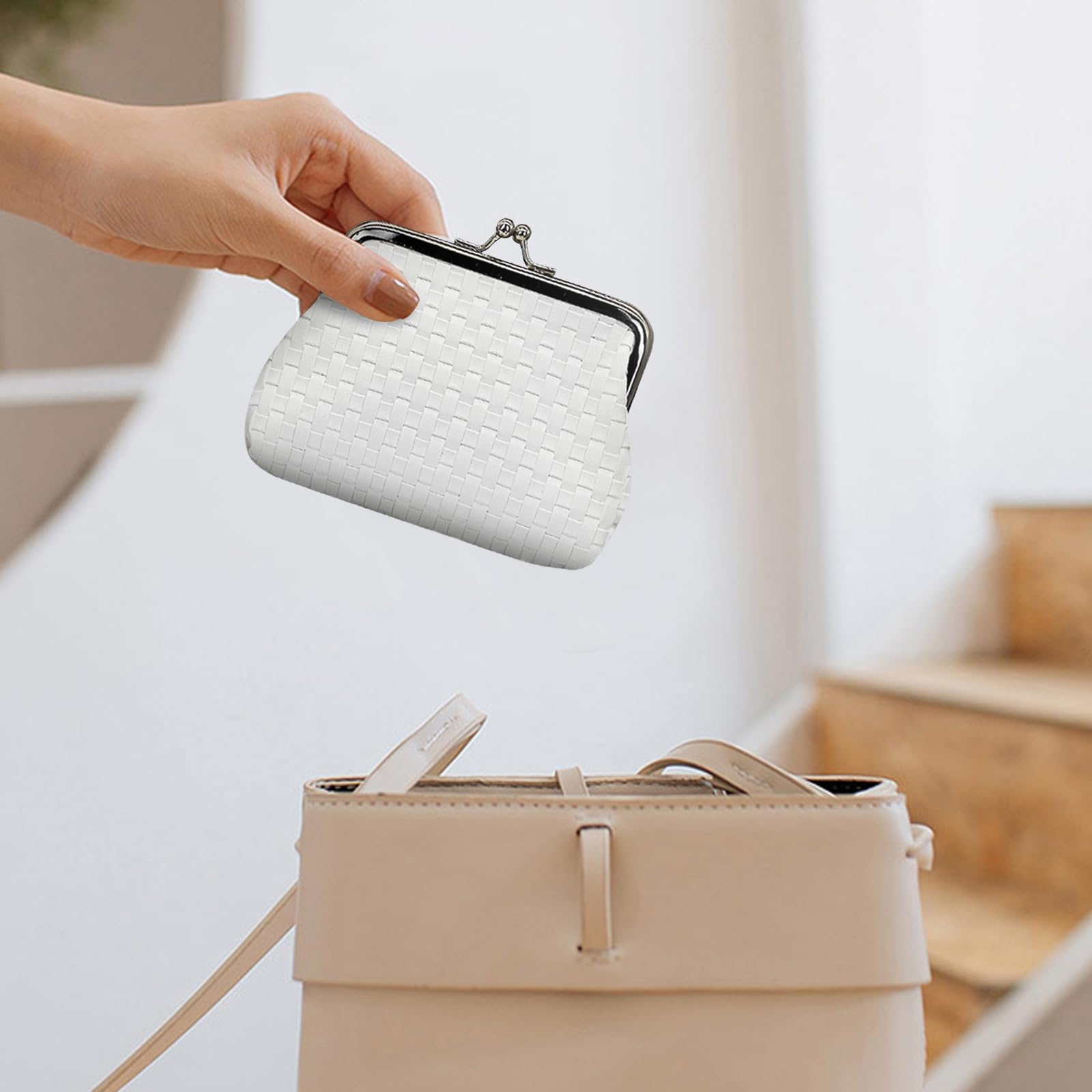 adistylinno-porte-monnaie-femme-cuir-synth-tique-blanc-tiss image 5