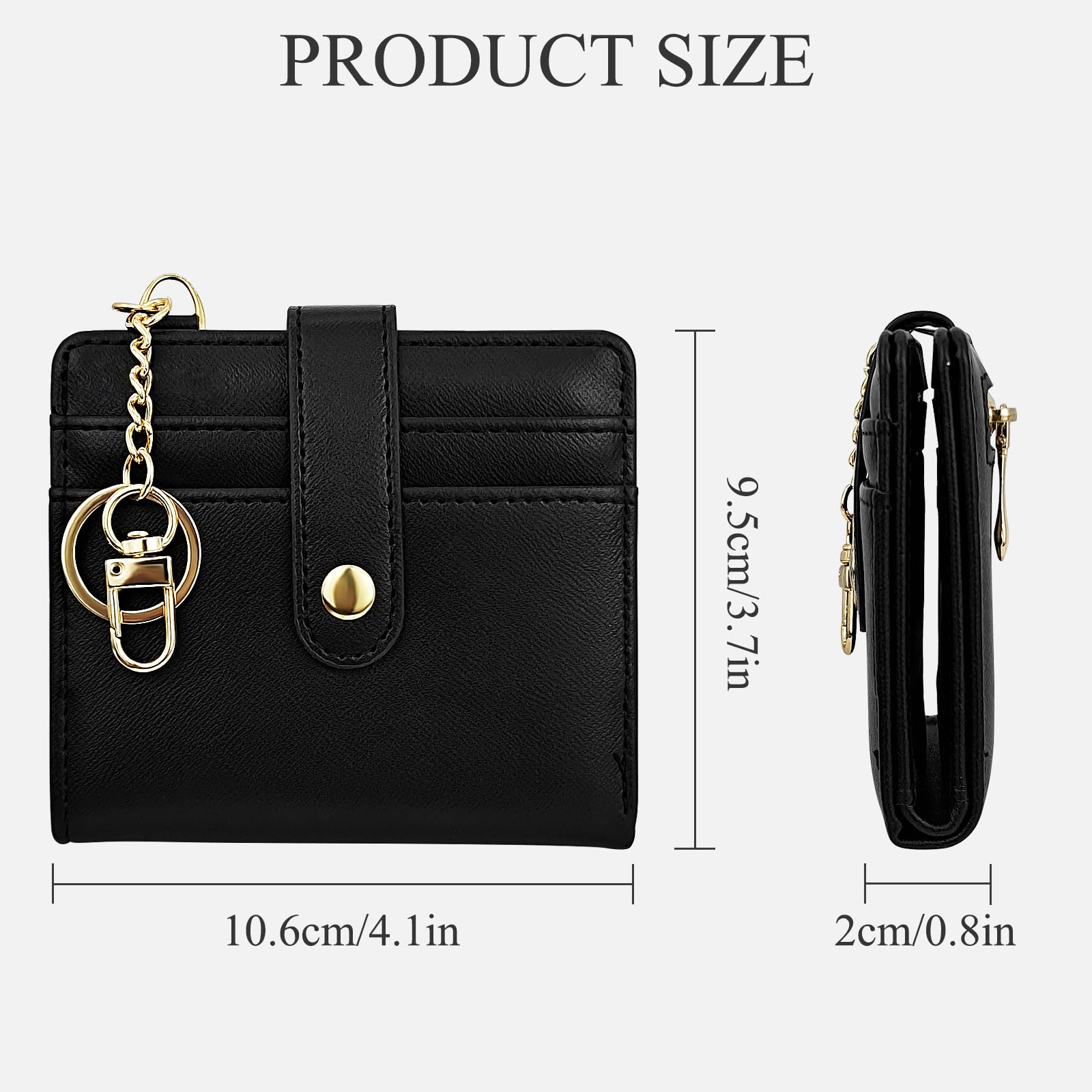 adistylinno-women-s-wallet-portefeuille-femme-noir-8-cartes image 2
