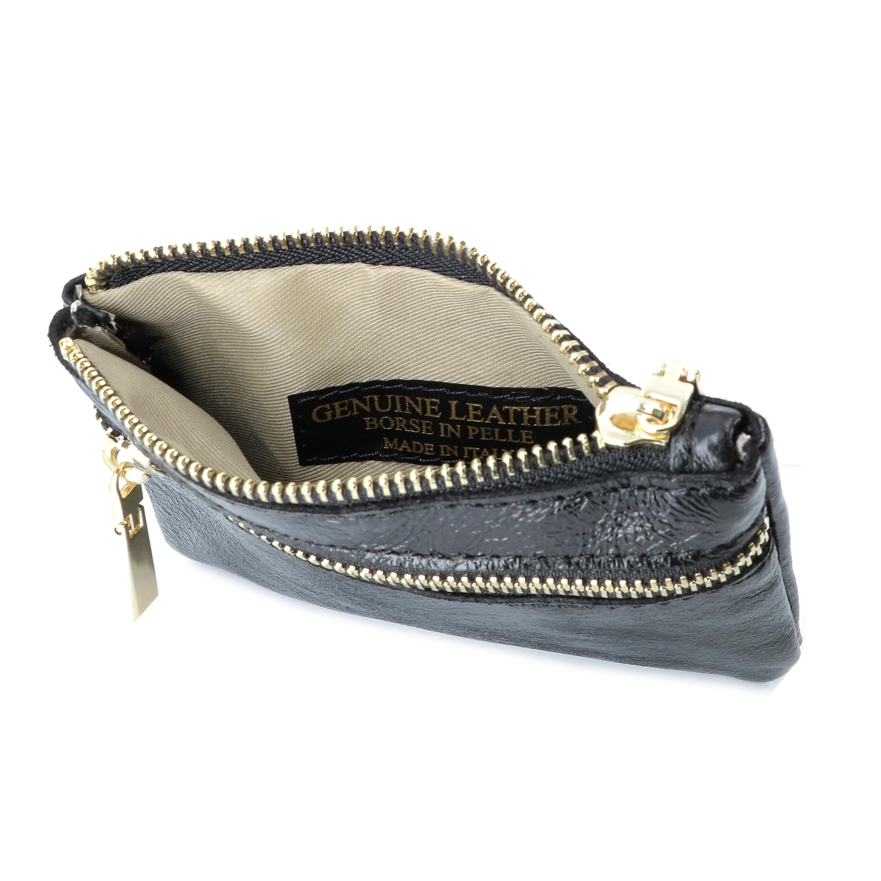 double-tree-porte-monnaie-cuir-noir-iris-femme image 4
