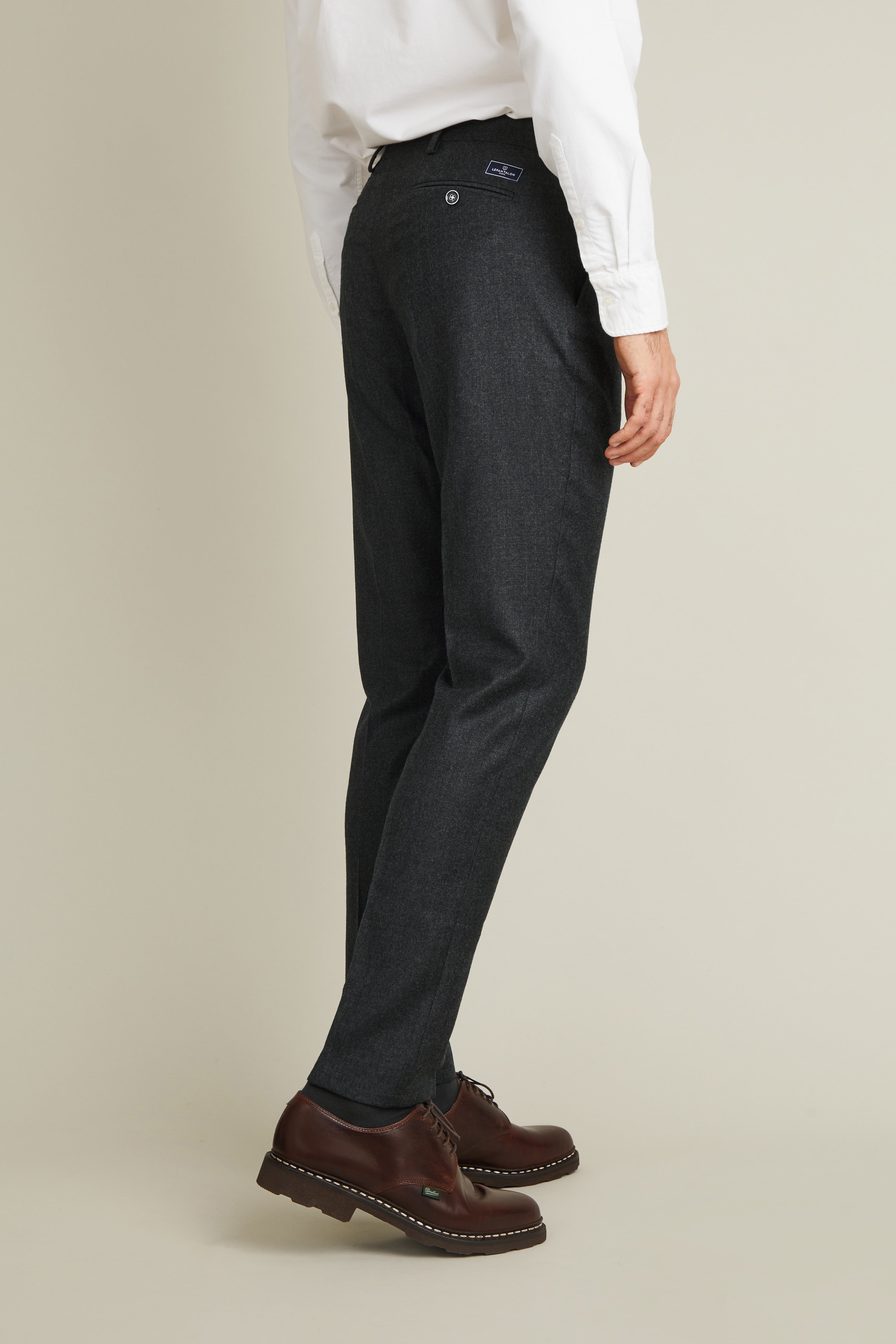 le-pantalon-flanelle-fm-lpfr-2-pantalon-gris-anthracite-m-rinos image 8