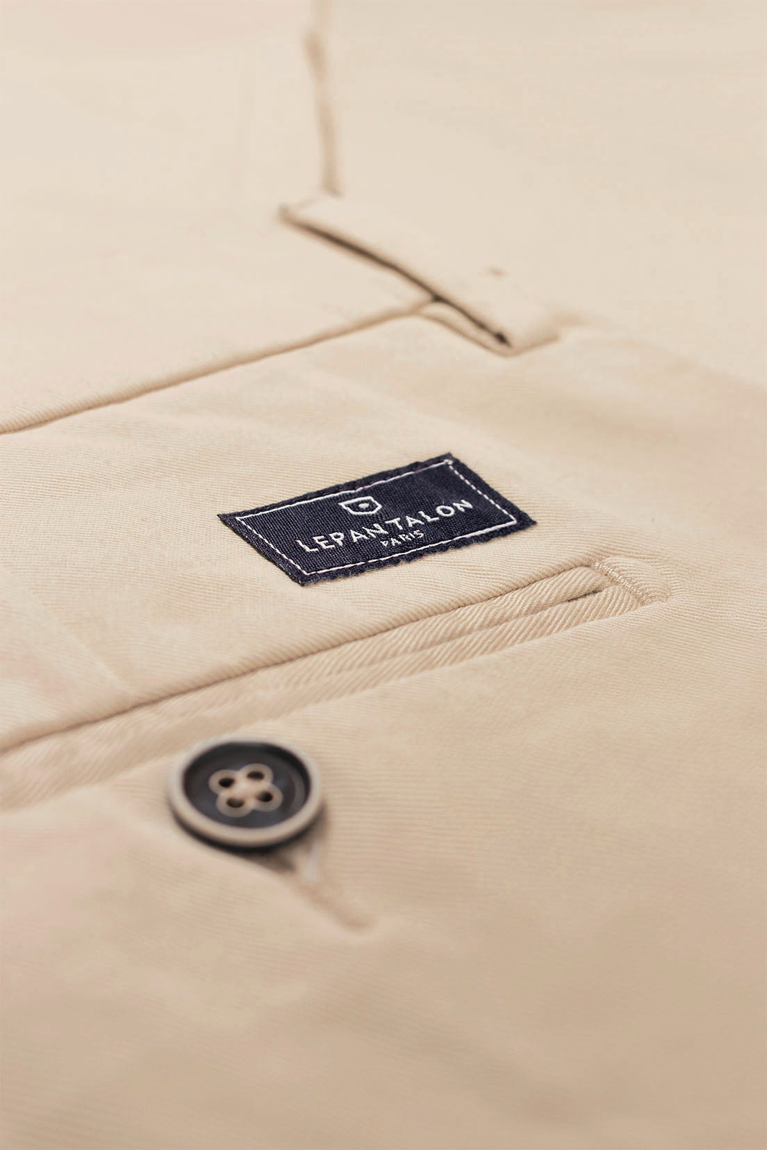le-pantalon-chinos-homme-chino-beige-clair-coton image 6