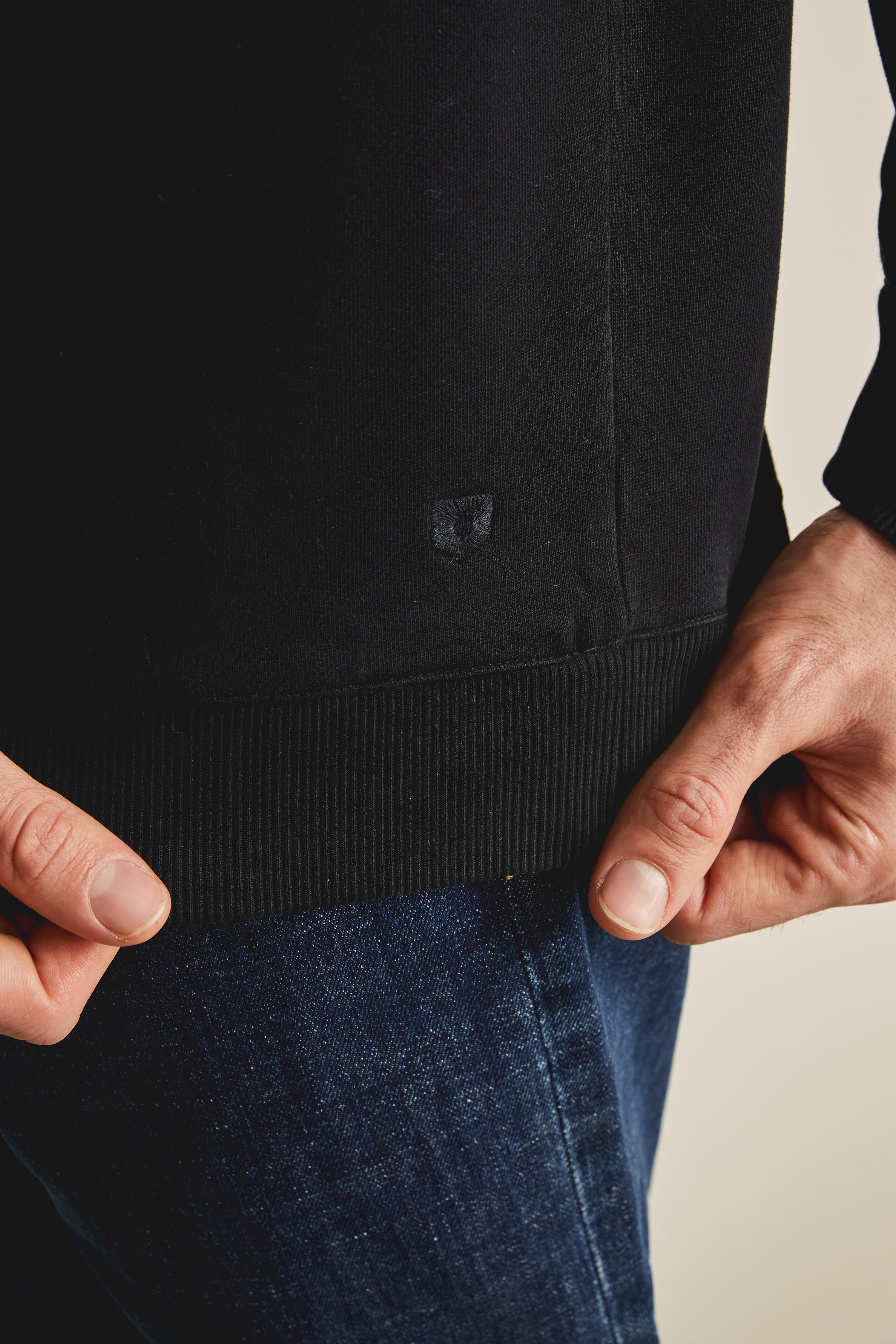le-pantalon-sweat-fm-lpsw-5-sweat-homme-noir-coton-bio image 3