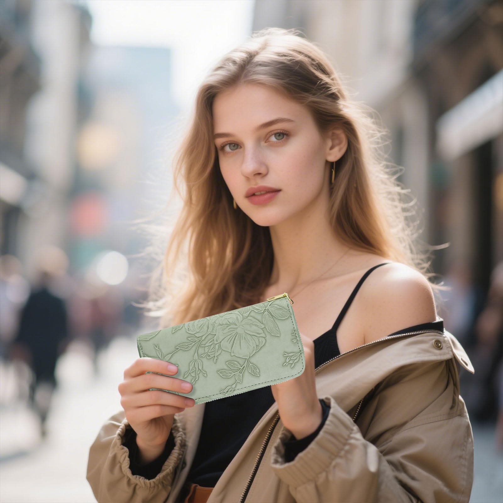 adistylinno-women-s-wallet-portefeuille-floral-vert-t-l-phone image 6