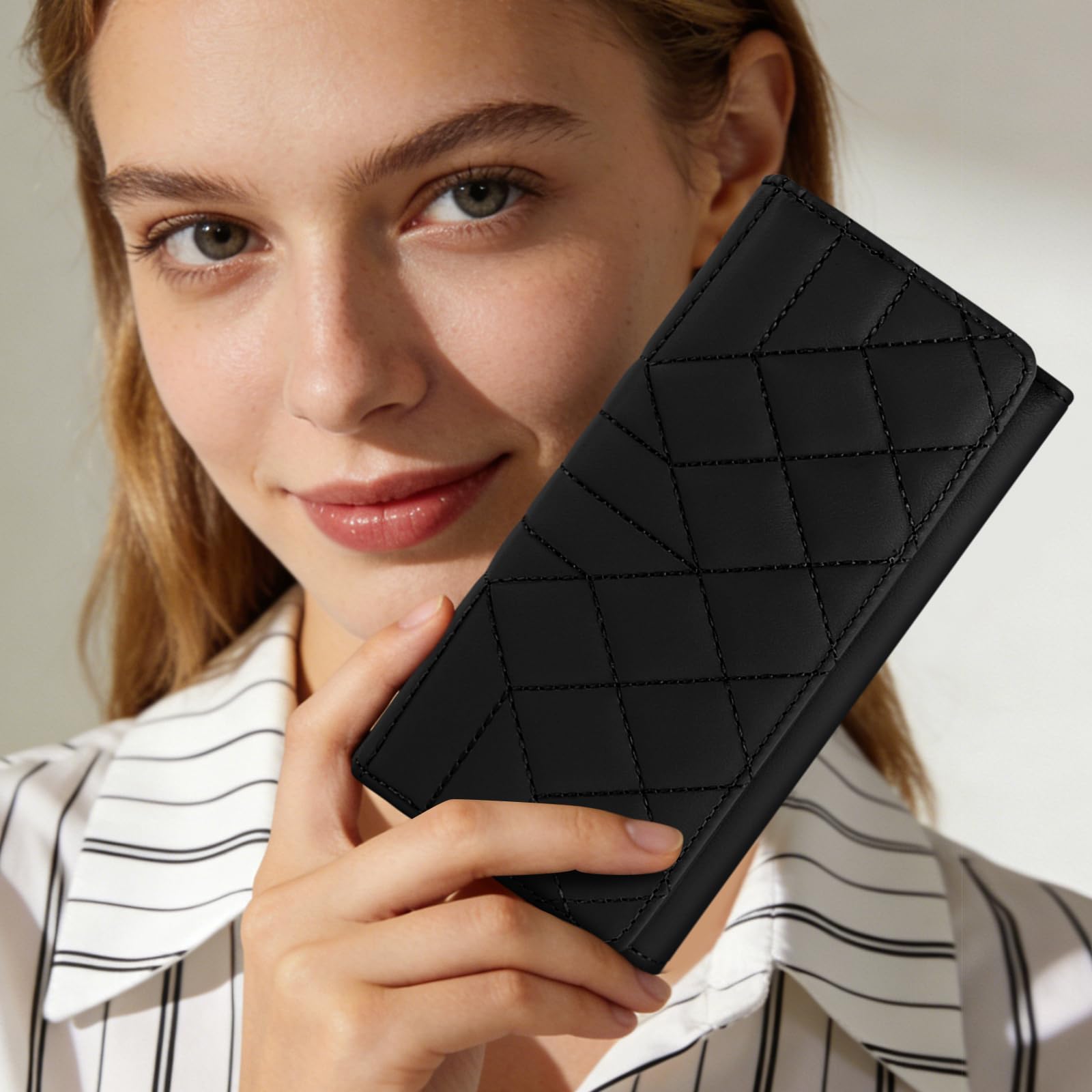 adistylinno-women-s-wallet-portefeuille-femme-noir-6-cartes image 6
