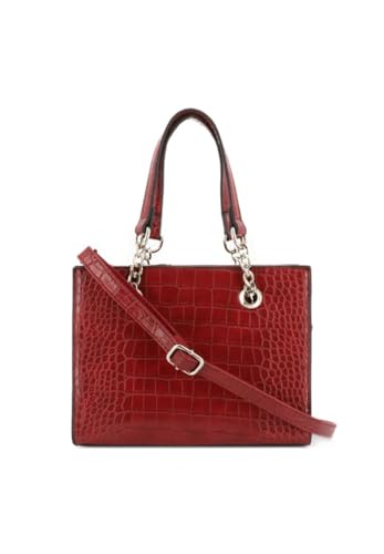 flora-co-sacs-main-bandouli-re-cha-ne-croco-rouge-sac-effet image 7