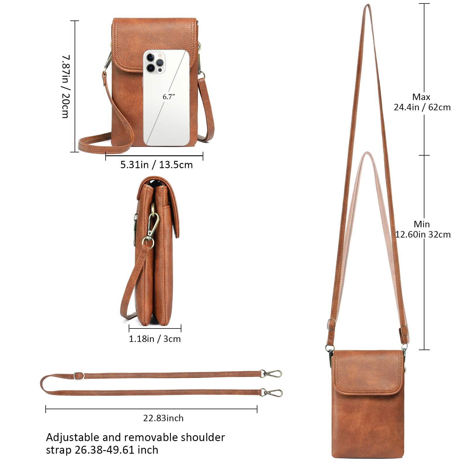 gaekeao-crossbody-bag-sac-bandouli-re-femme-cuir-fermeture-zipp-e image 4
