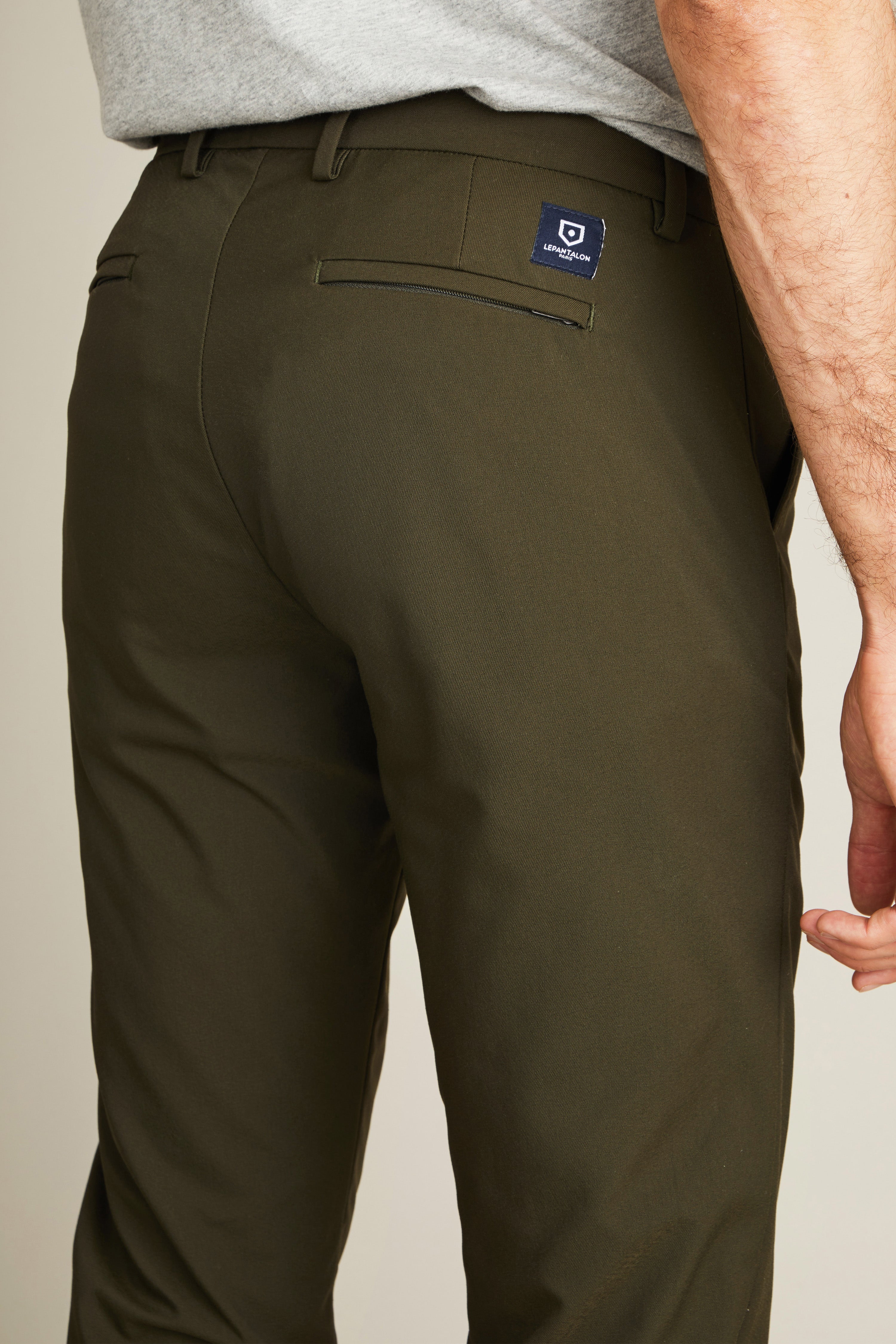 le-pantalon-chinos-homme-chino-technique-kaki-stretch image 6