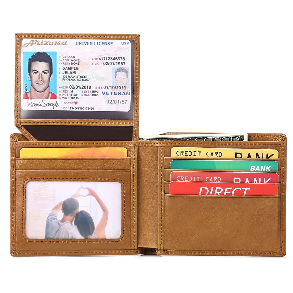 gaekeao-card-holder-wallet-portefeuille-cuir-homme-rfid-11-cartes image 5