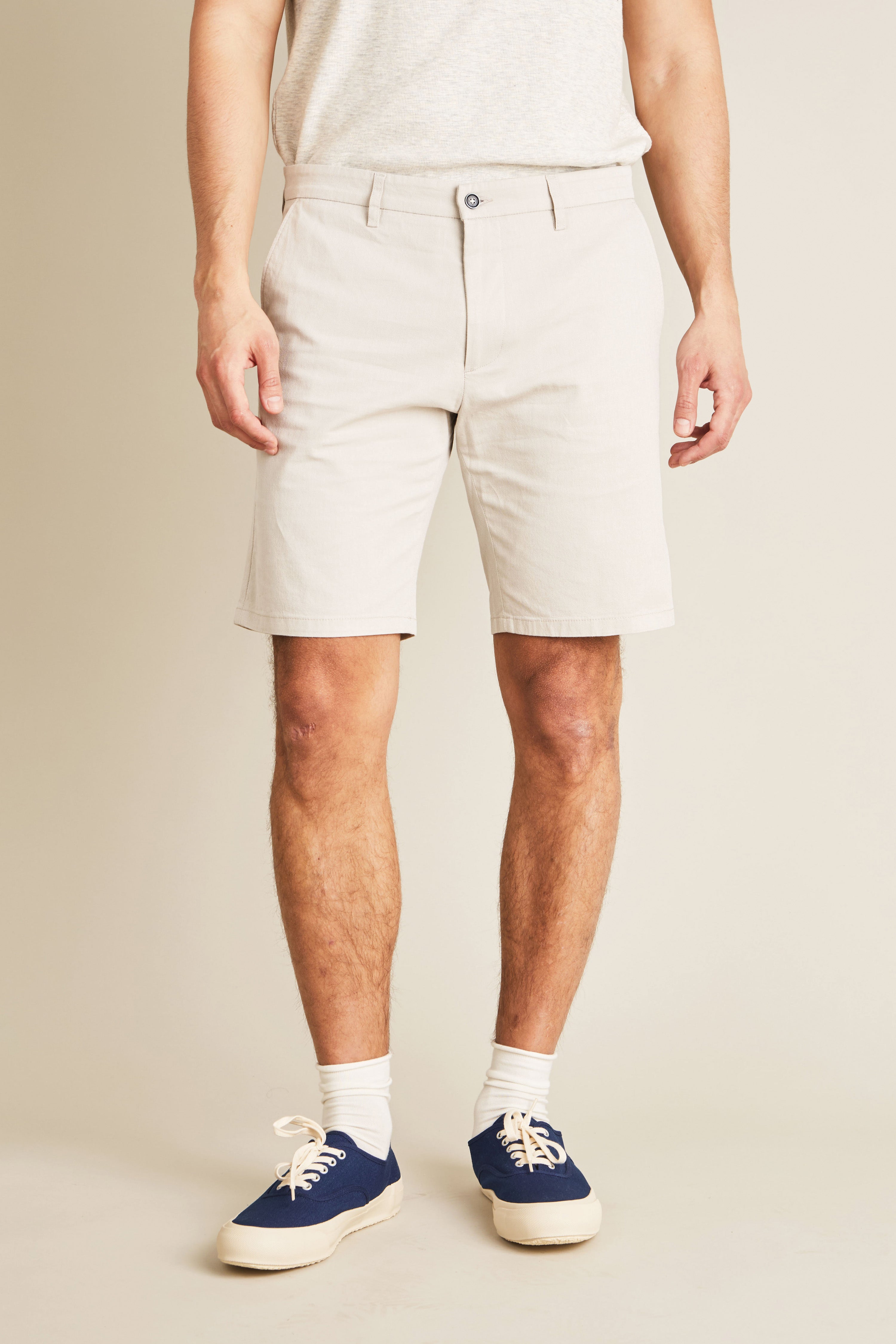 le-pantalon-bermudas-homme-fm-lpbl-1-bermuda-beige-coton-l-ger image 1
