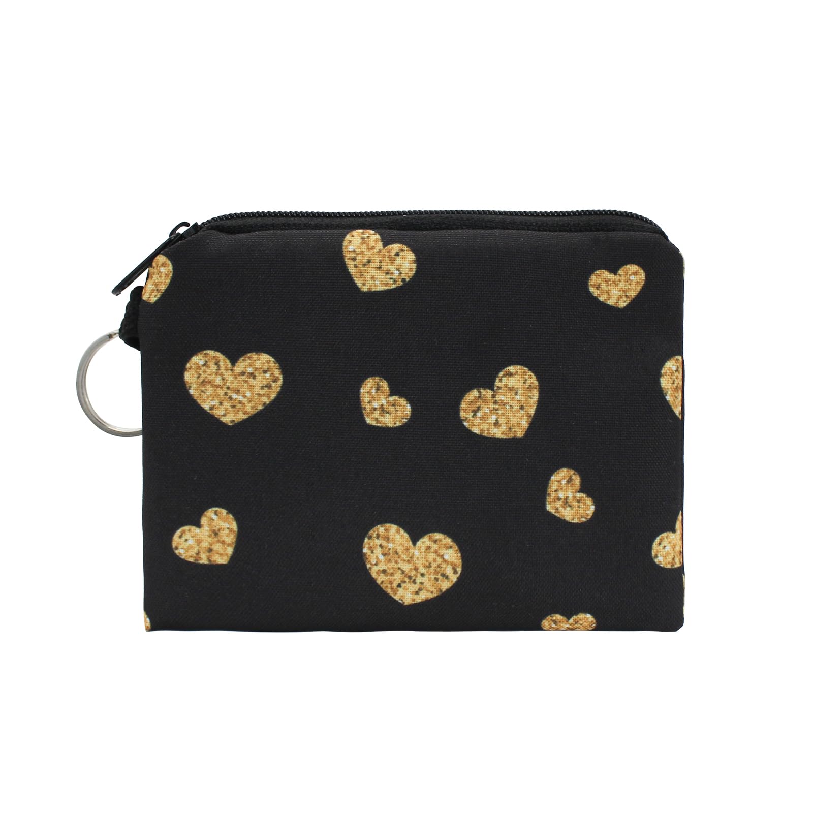 adistylinno-change-purse-mini-porte-monnaie-c-ur-noir-toile image 1