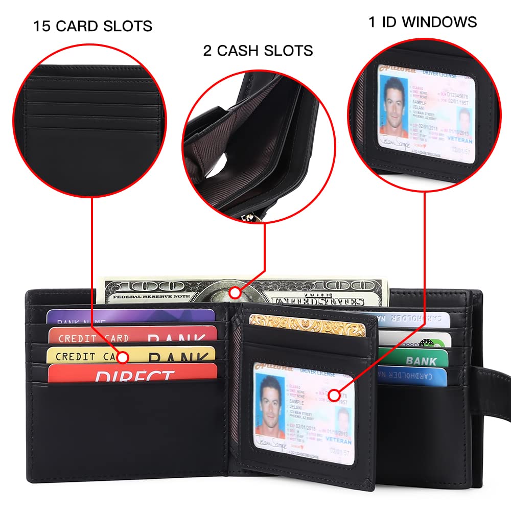 gaekeao-large-wallet-01-noir-portefeuille-homme-cuir-rfid image 2