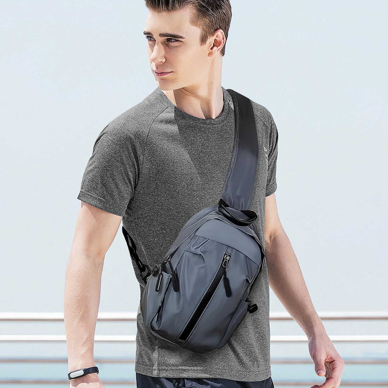 adistylinno-crossbody-sac-bandouli-re-homme-noir-nylon image 7