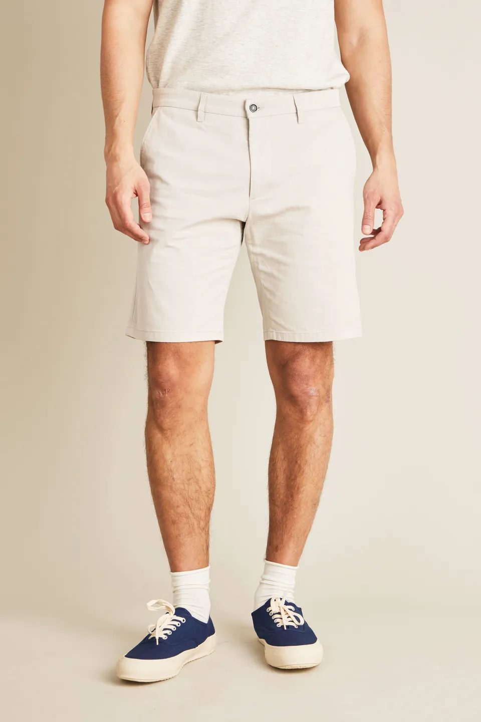 le-pantalon-bermudas-homme-fm-lpbl-1-bermuda-beige-coton-l-ger image 1