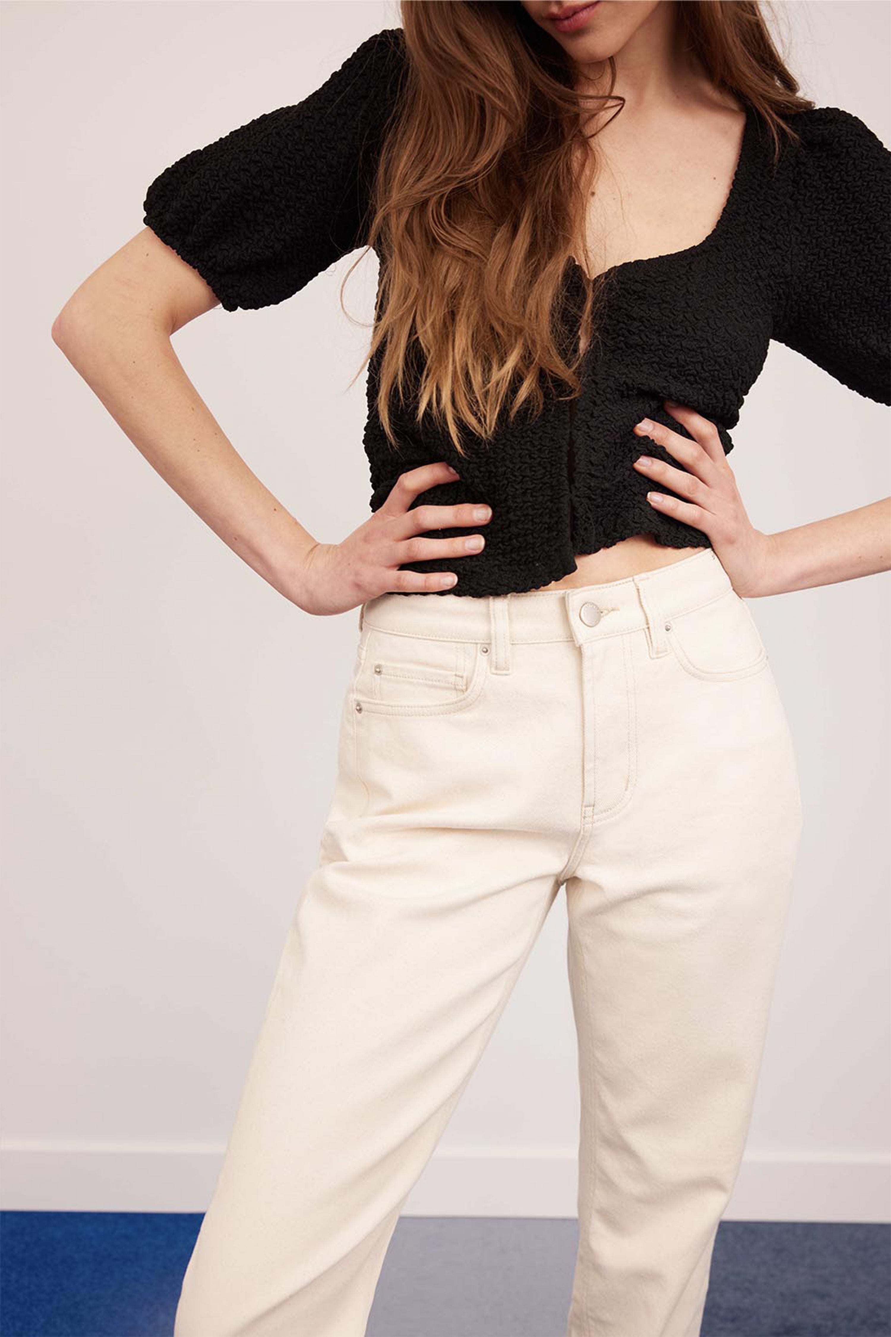 le-pantalon-girlfriend-jean-femme-cru-coton-bio-gots image 2