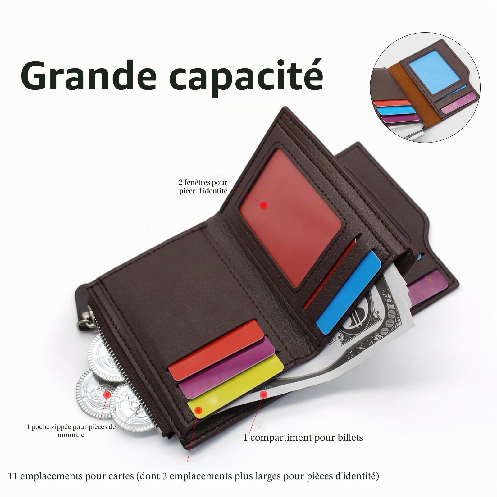 adistylinno-men-s-wallet-portefeuille-homme-marron-zip image 2