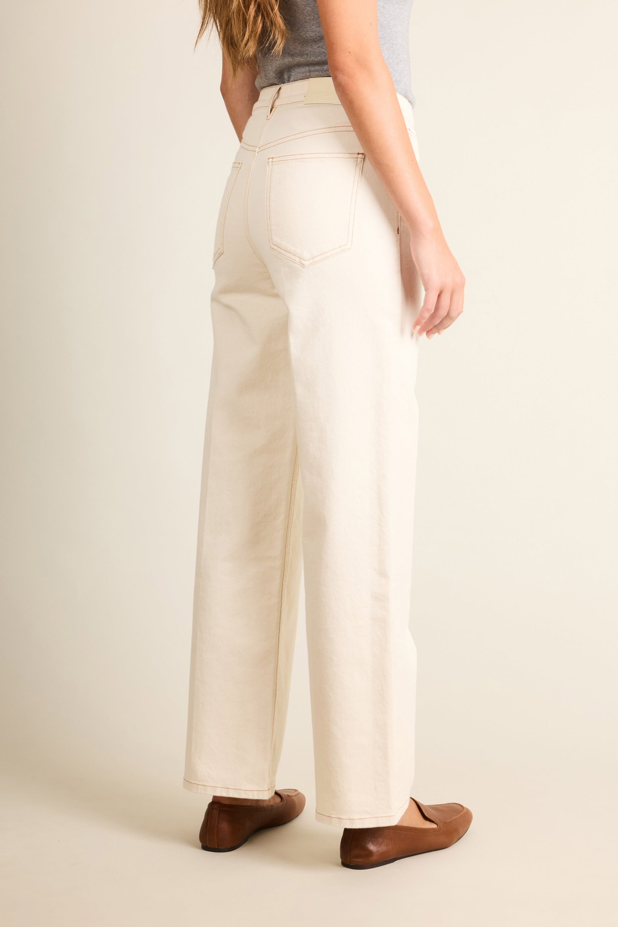 le-pantalon-flare-fm-lpwd-6-jean-cru-coton-stretch image 6