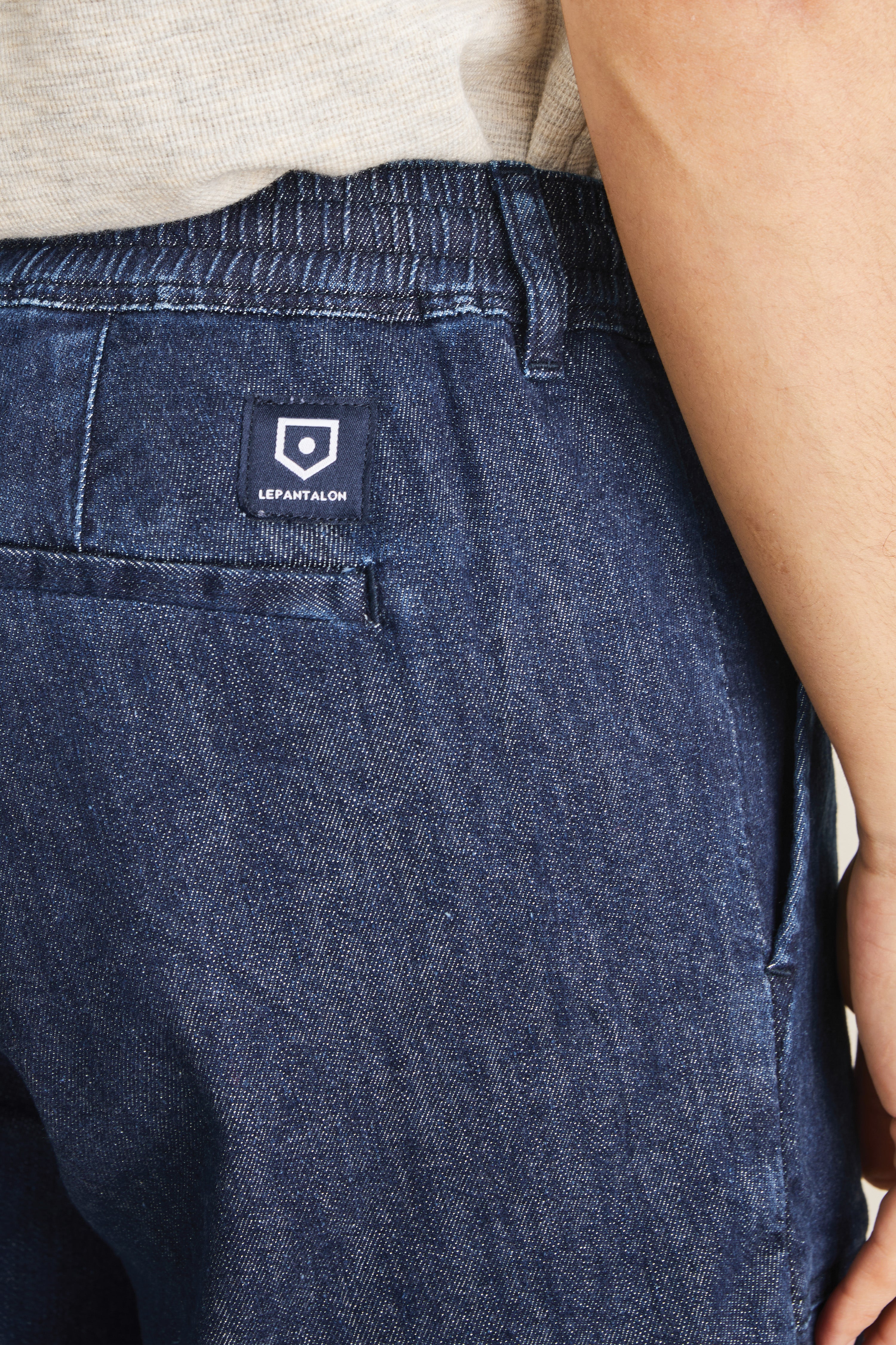 le-pantalon-fatigue-short-bleu-stone-bermuda-coton-bambou image 3