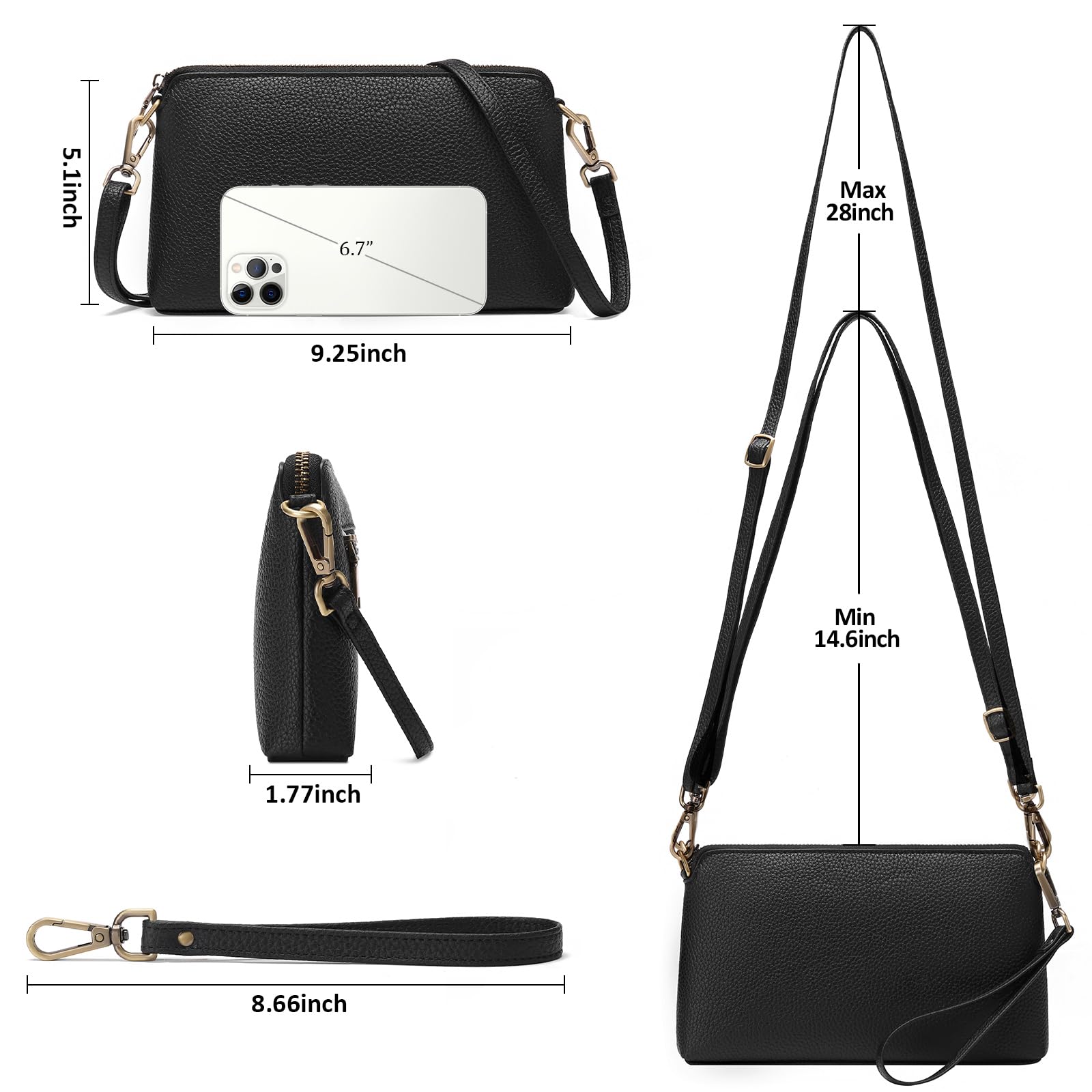 gaekeao-crossbody-bag-sac-bandouli-re-femme-noir-rfid-type2 image 6