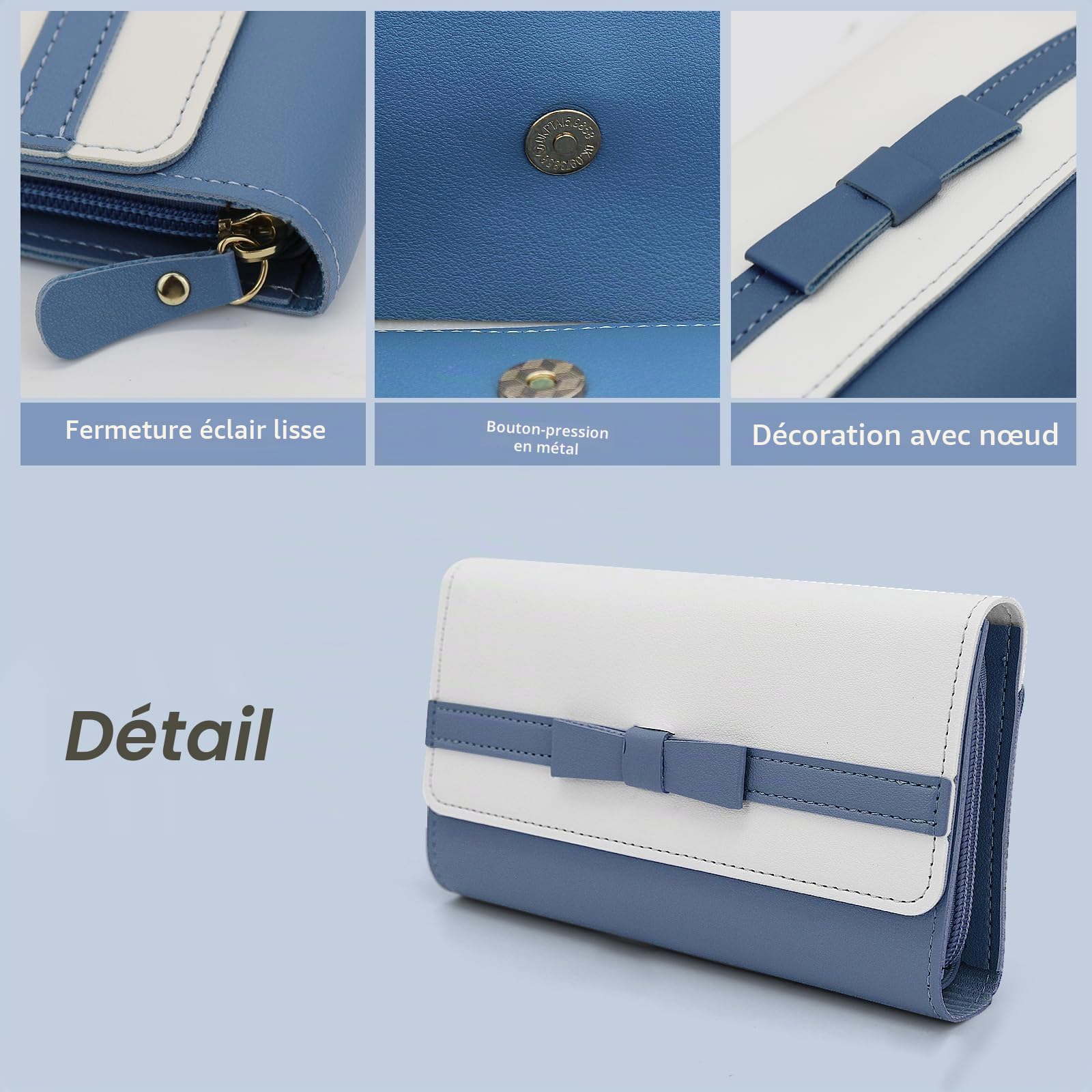 adistylinno-women-s-wallet-portefeuille-femme-long-n-ud-rose image 3
