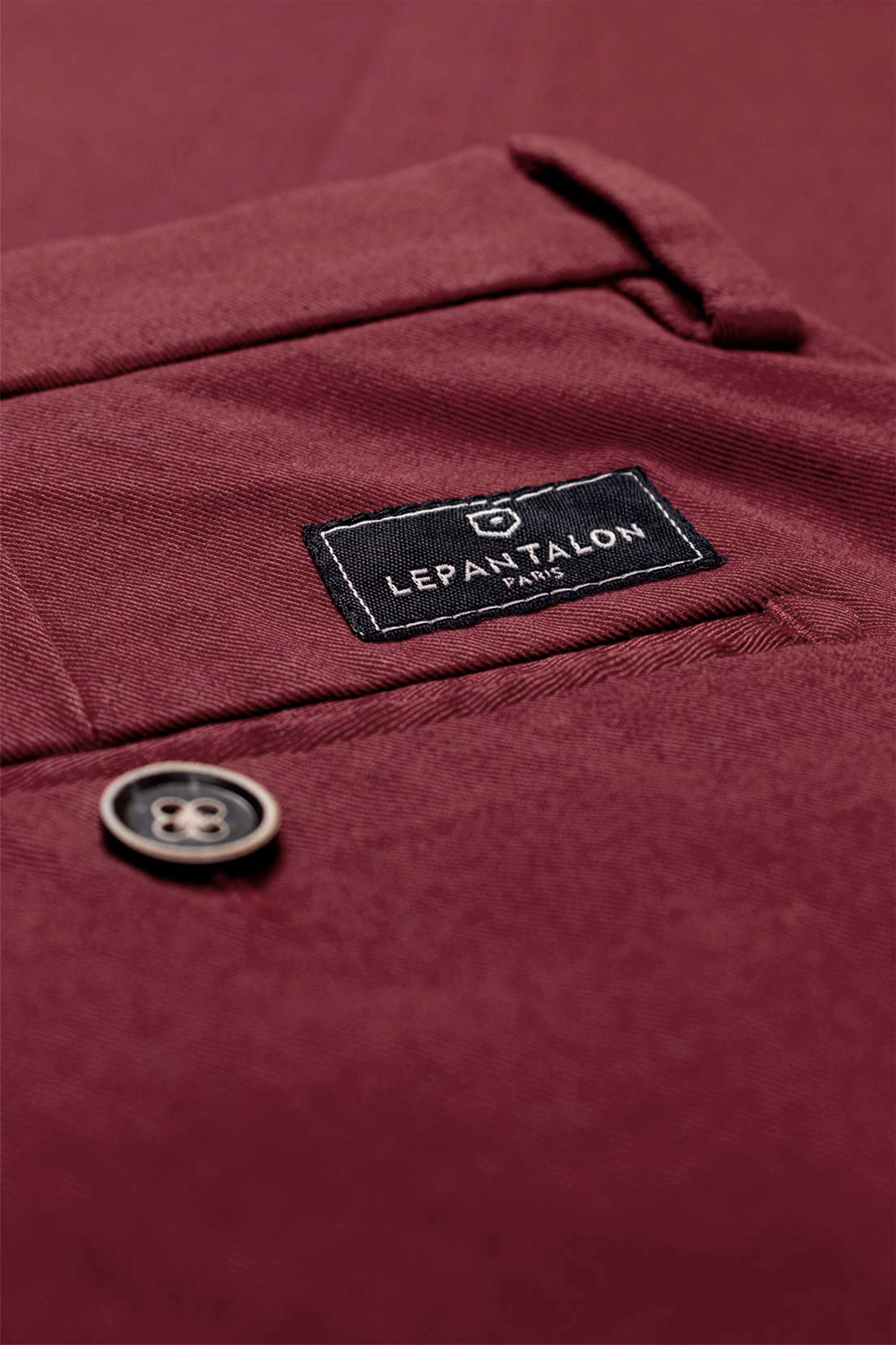 le-pantalon-chino-fm-lpc-22-pantalon-bordeaux-fonc-coton image 3