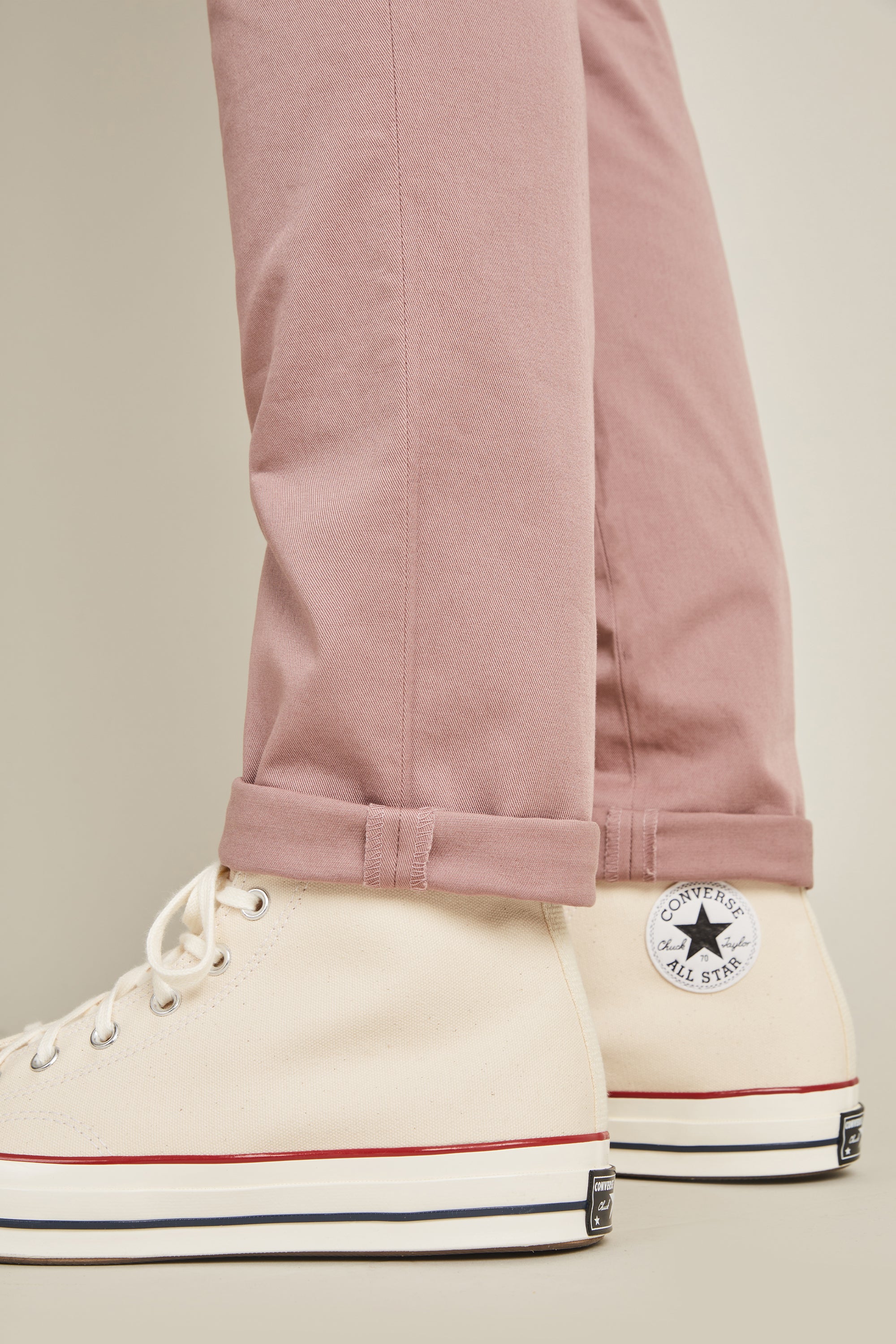 le-pantalon-chinos-homme-classique-chino-bois-de-rose-coton image 6
