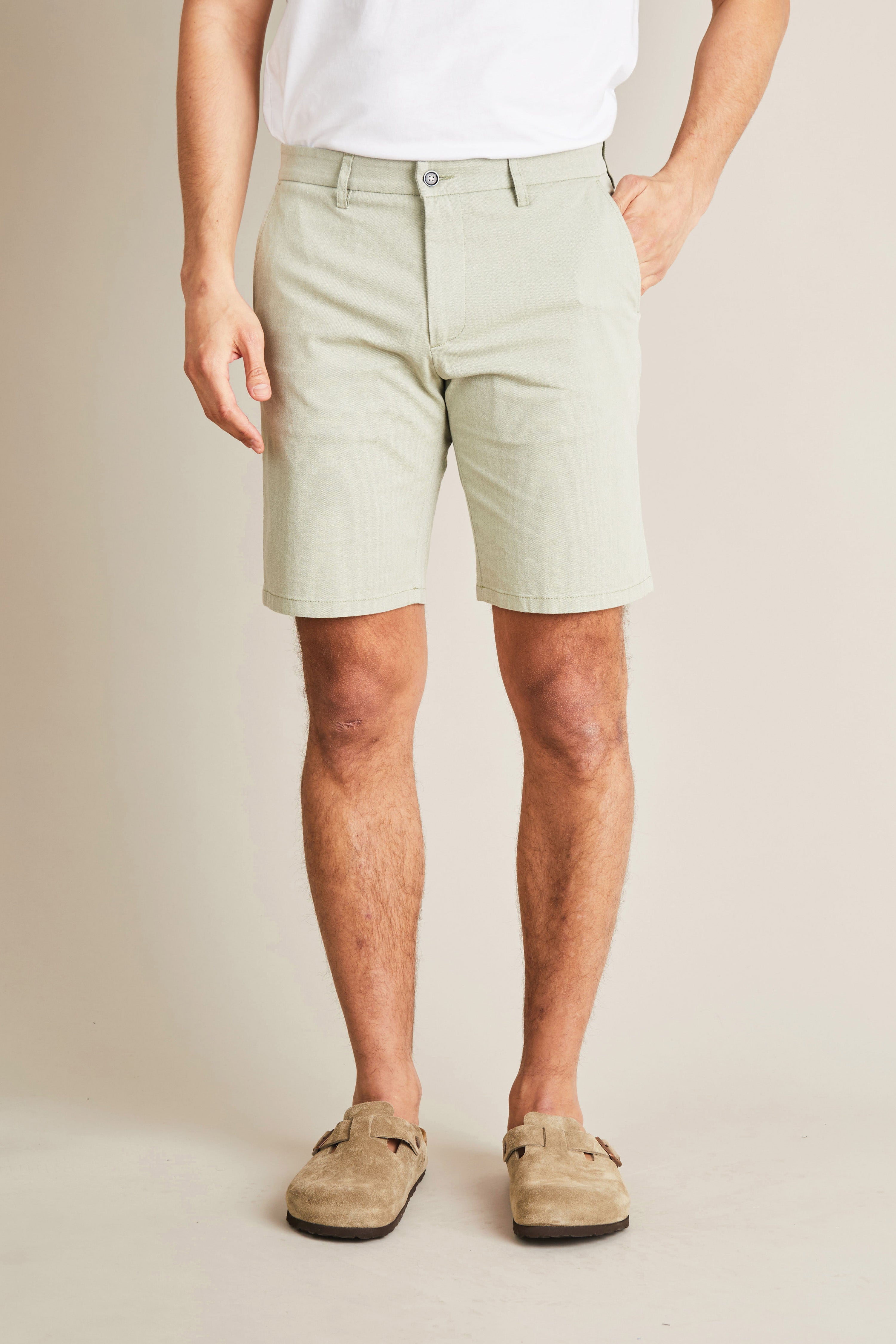 le-pantalon-bermuda-a-rien-vert-olive-short-coton-l-ger image 1