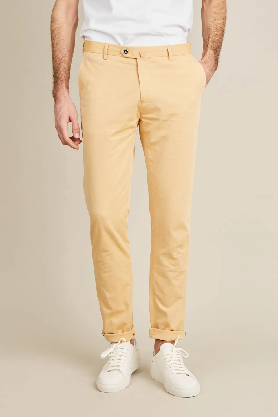 le-pantalon-chino-a-rien-miel-pantalon-chino-coton-l-ger image 1