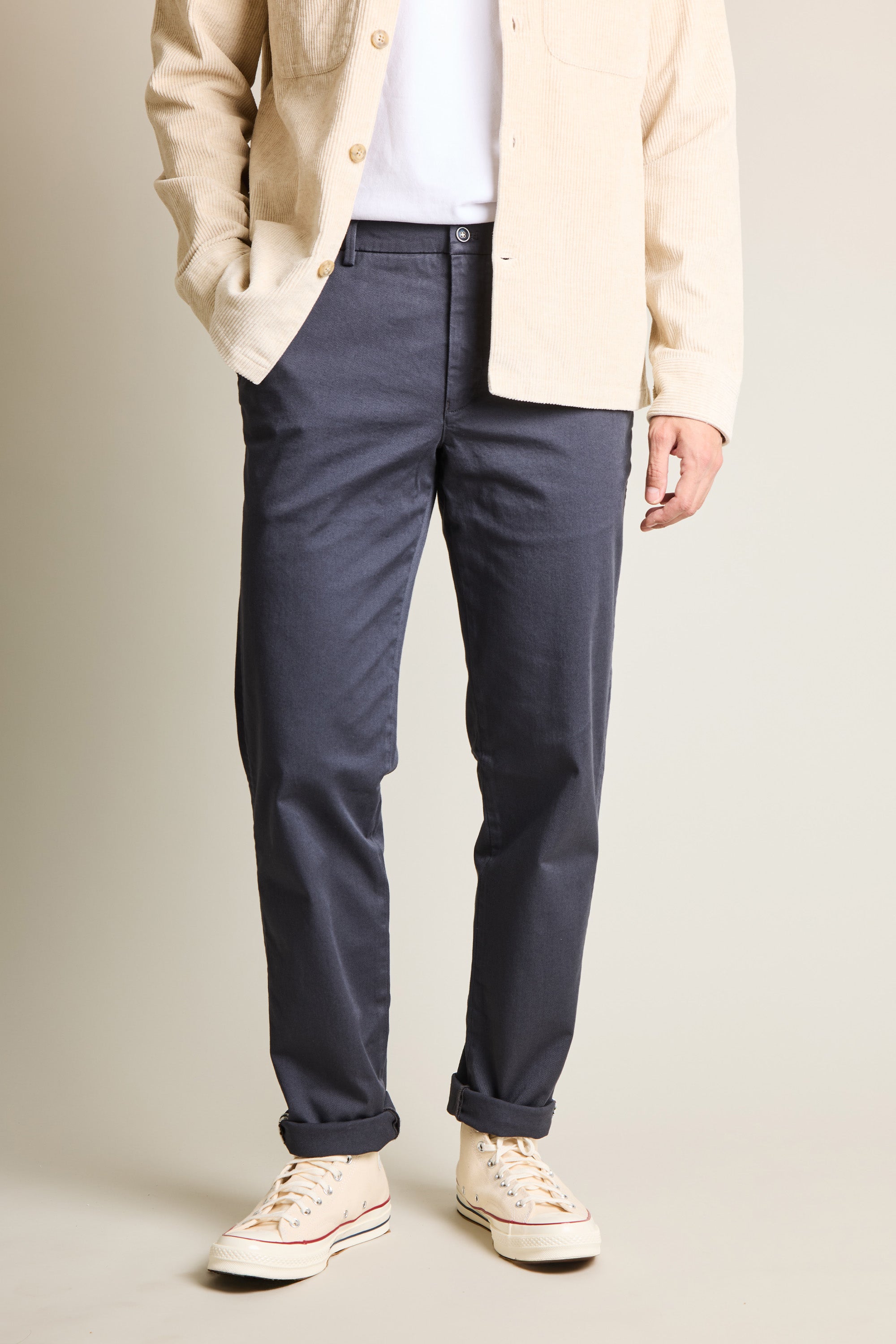 le-pantalon-chino-easy-carotte-gris-anthracite-chino image 7