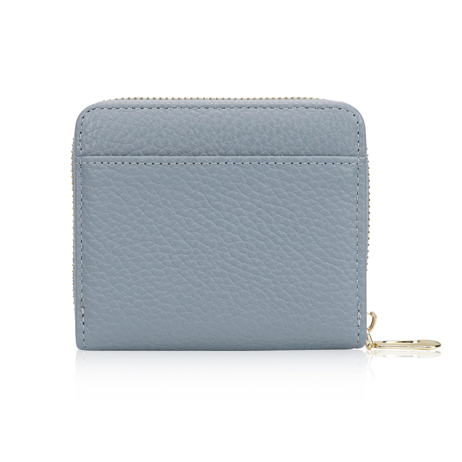 adistylinno-women-s-wallet-petit-portefeuille-bleu-zip-5-cartes image 1