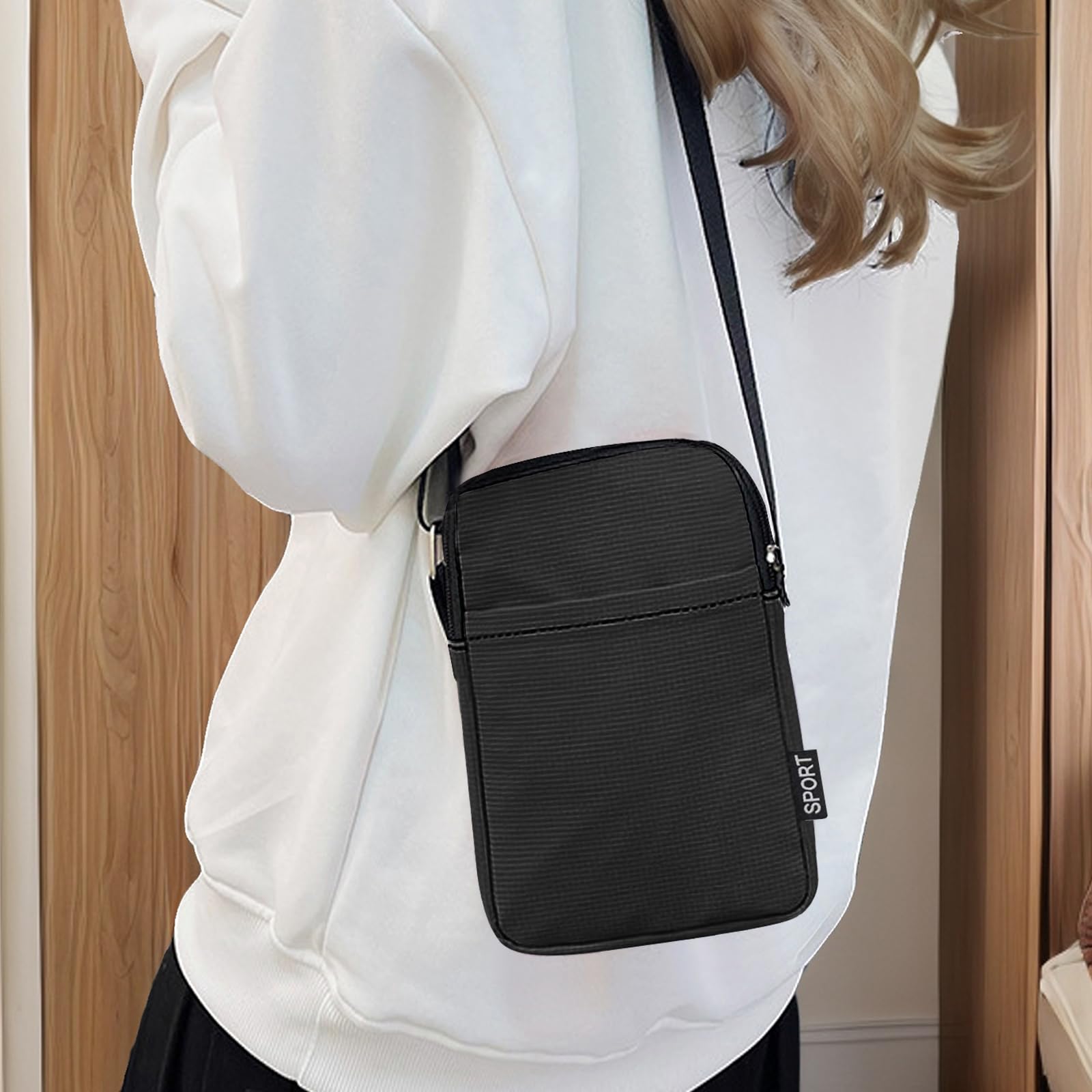 adistylinno-crossbody-sac-bandouli-re-noir-toile-t-l-phone image 7