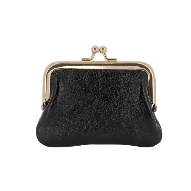 double-tree-petit-porte-monnaie-cuir-iris-noir image 1