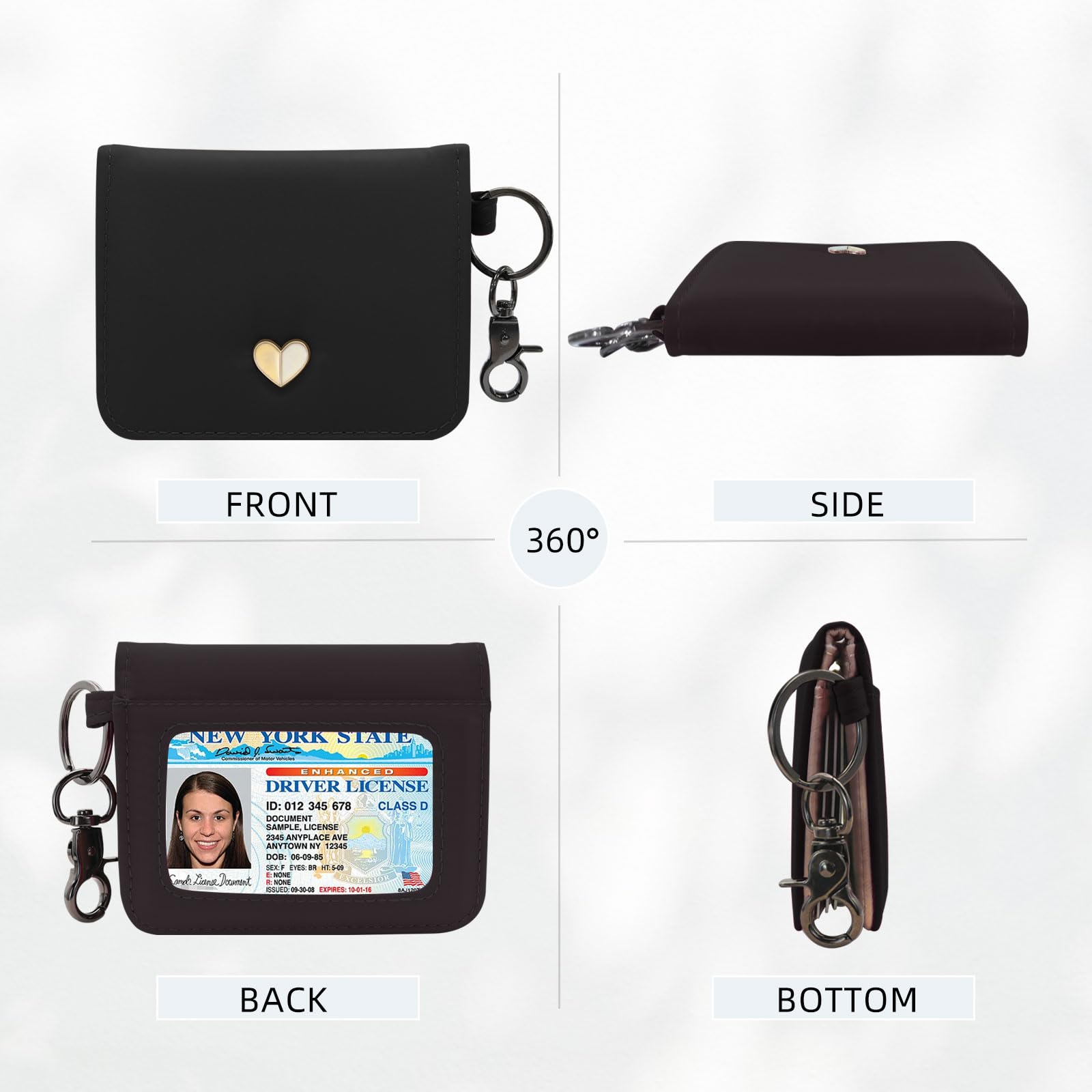 adistylinno-card-wallet-porte-cartes-femme-noir-coeur image 5