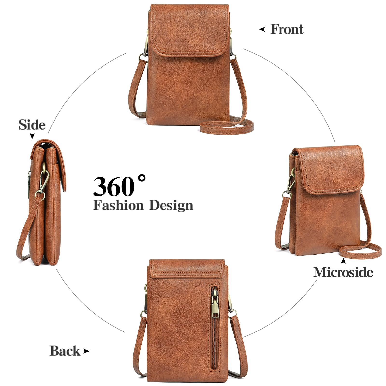 gaekeao-crossbody-bag-sac-bandouli-re-femme-cuir-fermeture-zipp-e image 3