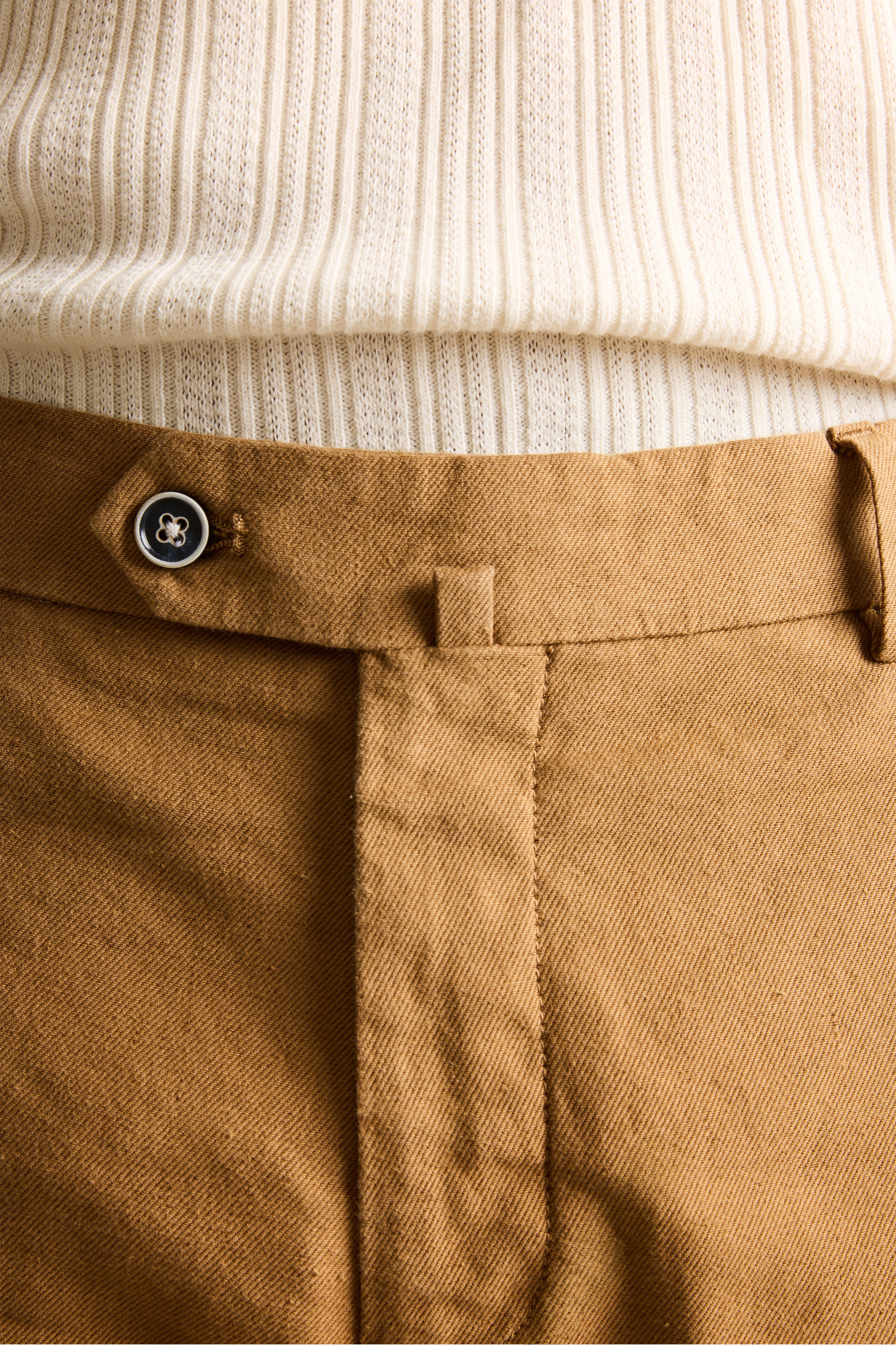 le-pantalon-chinos-homme-fm-lpcl-20-chino-caramel-lin-semi-slim image 2