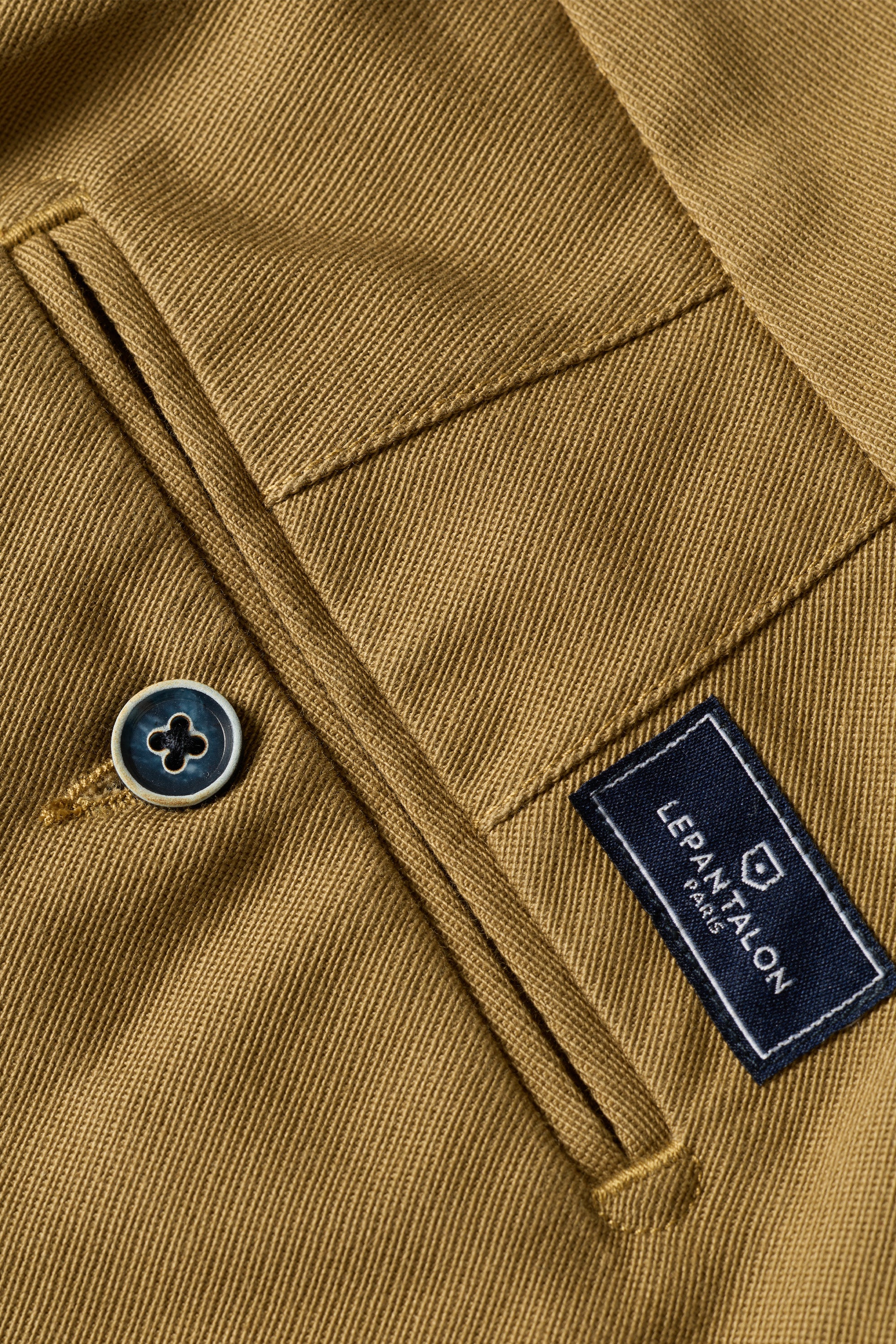 le-pantalon-chinos-homme-chino-droit-beige-fonc-coton image 7