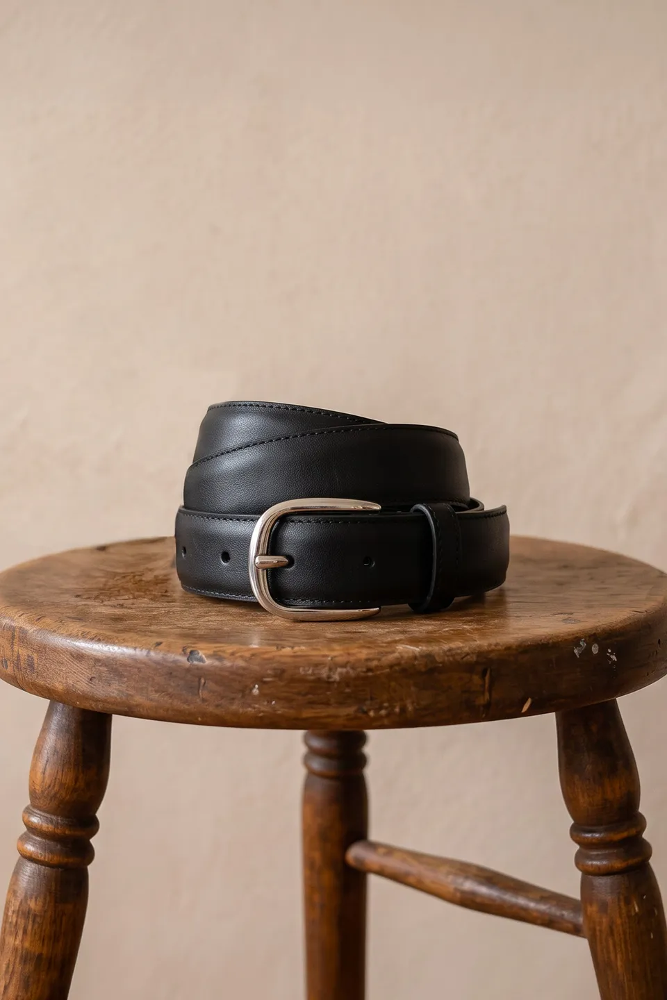 le-pantalon-ceinture-cuir-lisse-ceinture-noire-100-cm image 1