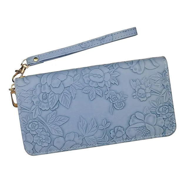 adistylinno-portefeuille-femme-bleu-zip-grande-capacit image 1