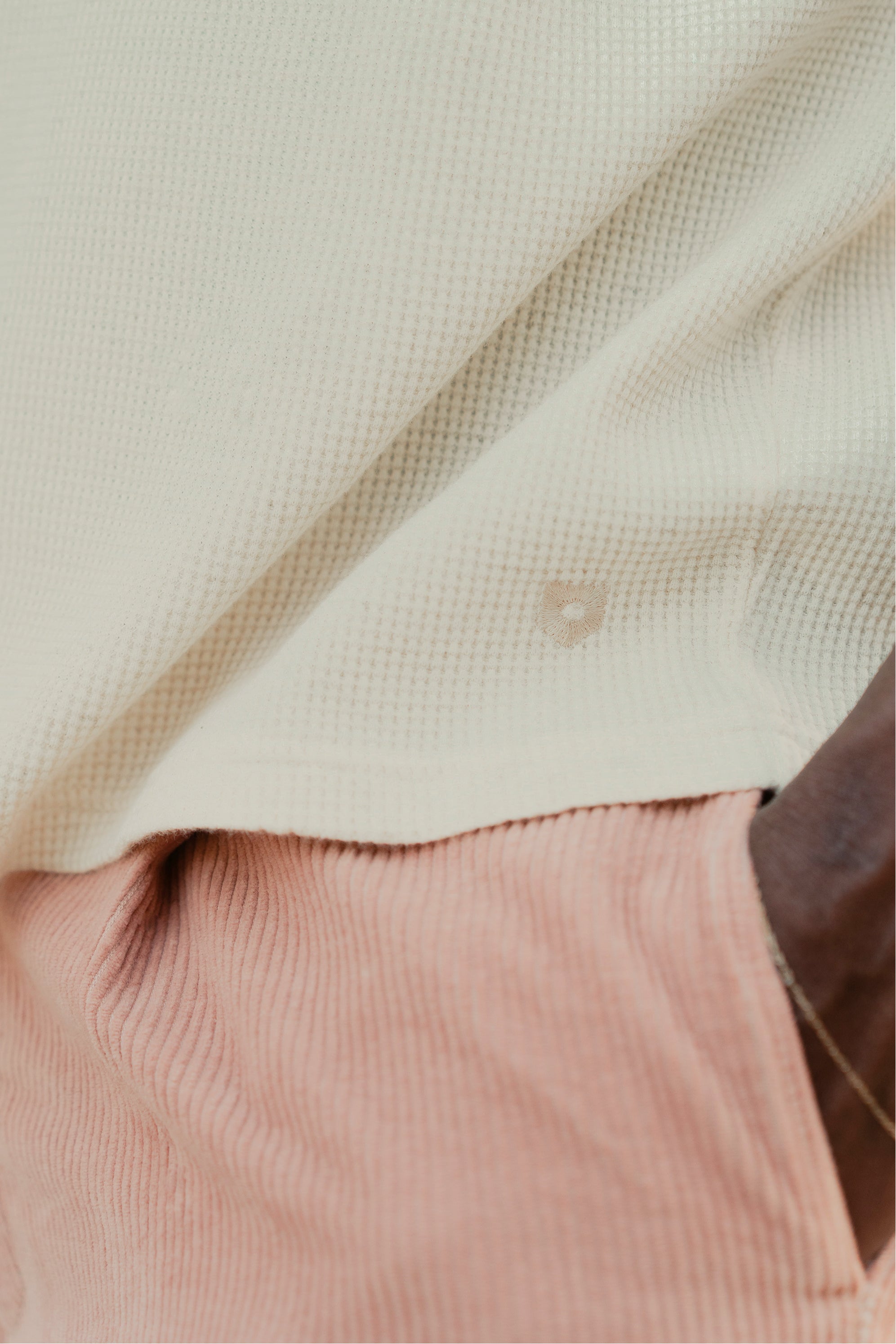 le-pantalon-t-shirts-homme-waffle-tee-shirt-cru-chanvre image 6