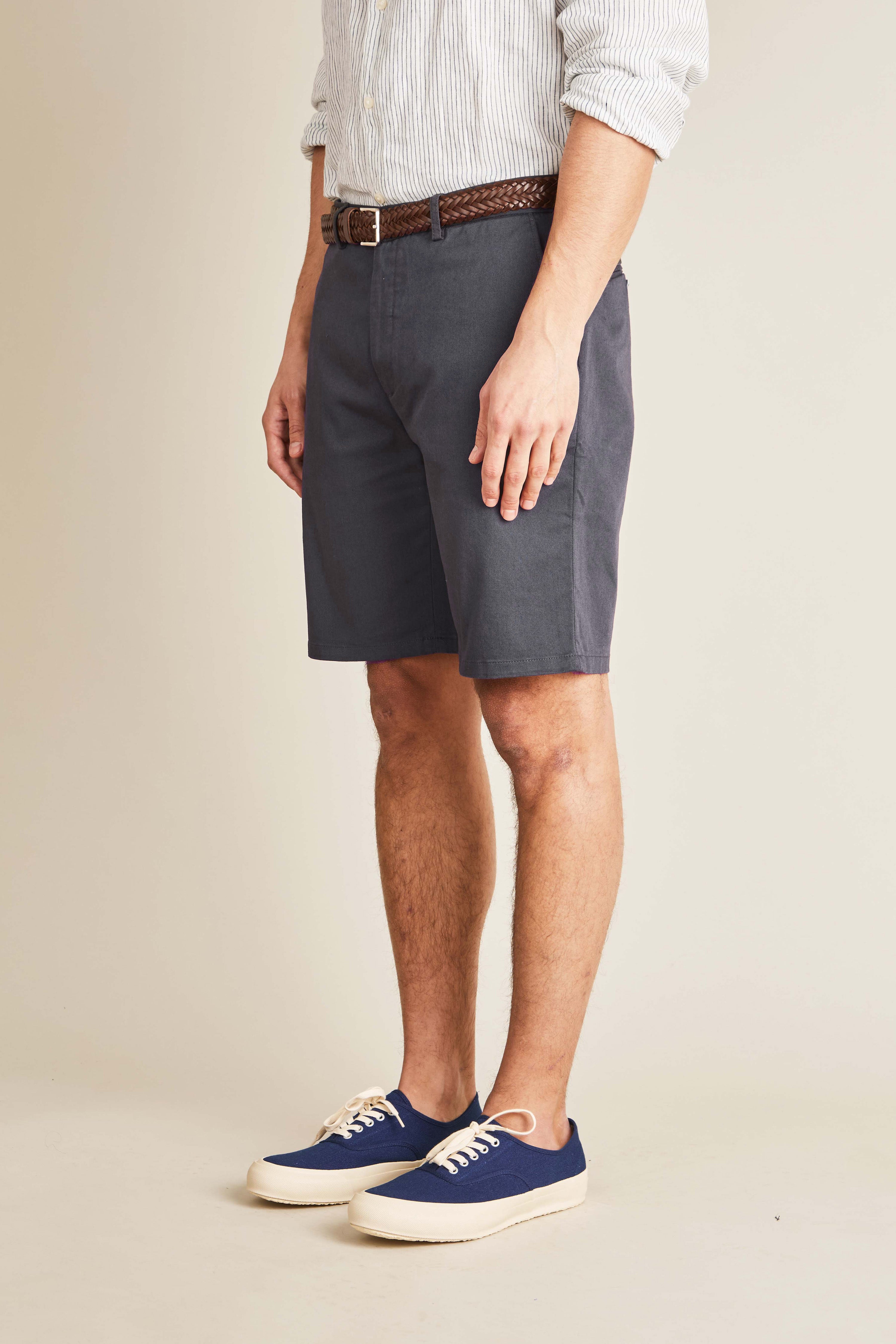 le-pantalon-bermudas-homme-bermuda-gris-anthracite-coton image 5