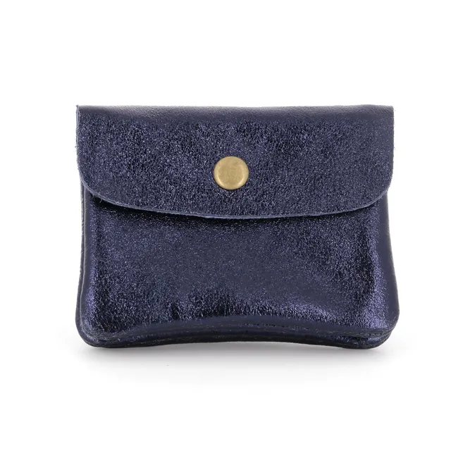 double-tree-porte-monnaie-cuir-porte-monnaie-bleu-marine image 1