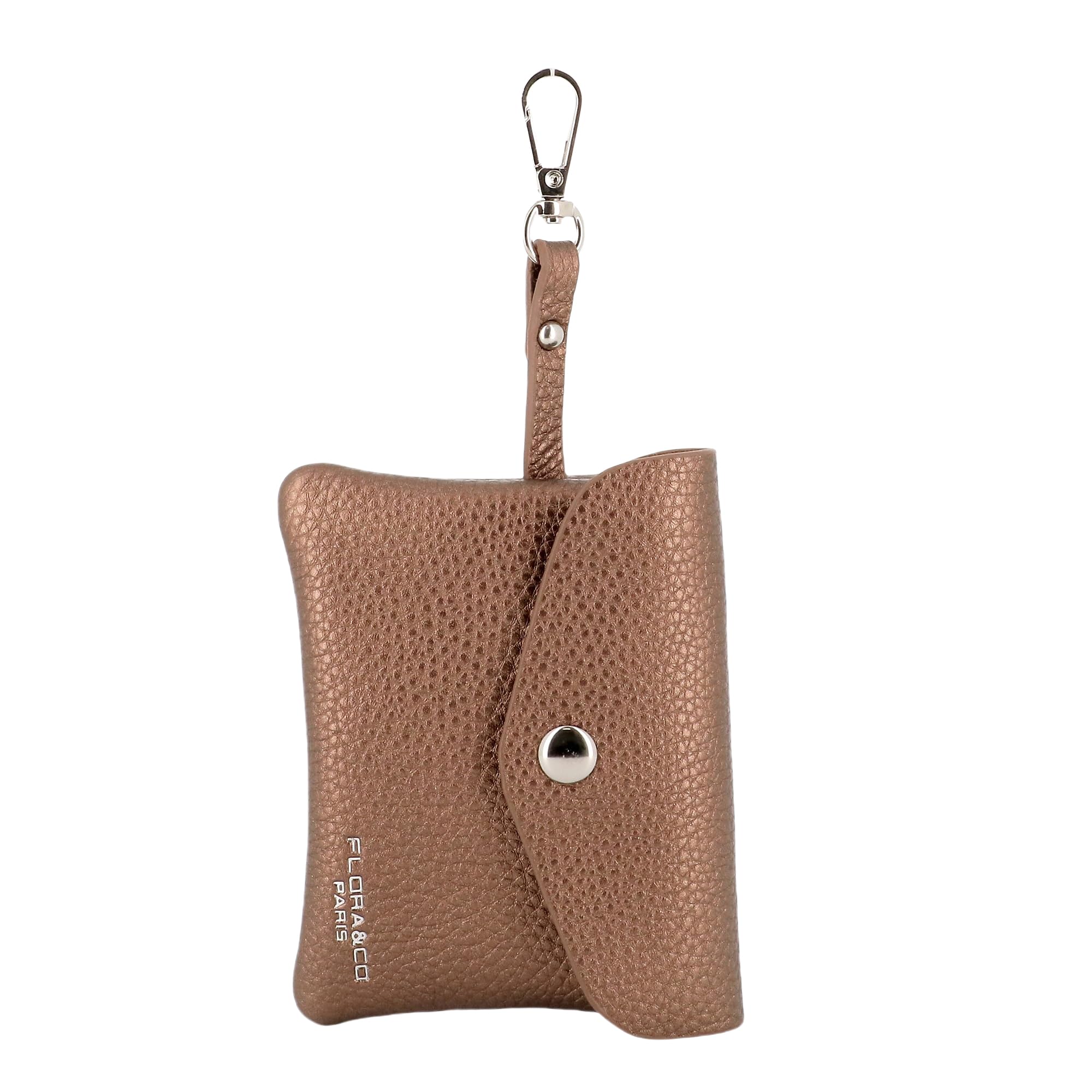 flora-co-porte-feuille-petit-porte-monnaie-marron-m-tal image 8