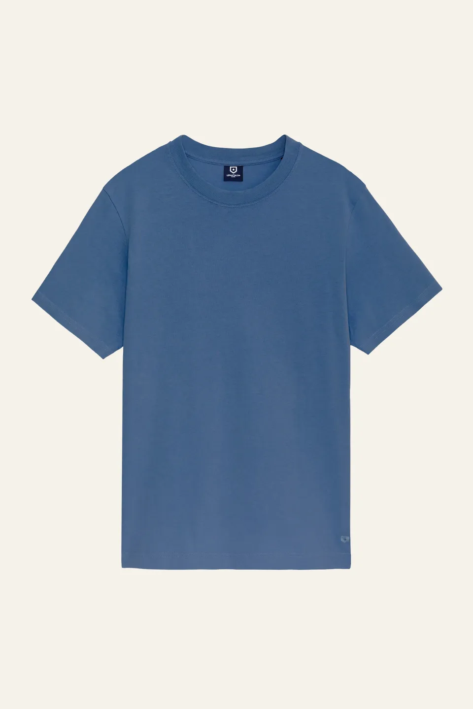 le-pantalon-tee-shirt-t-shirt-homme-bleu-coton-bio-taille-m image 1
