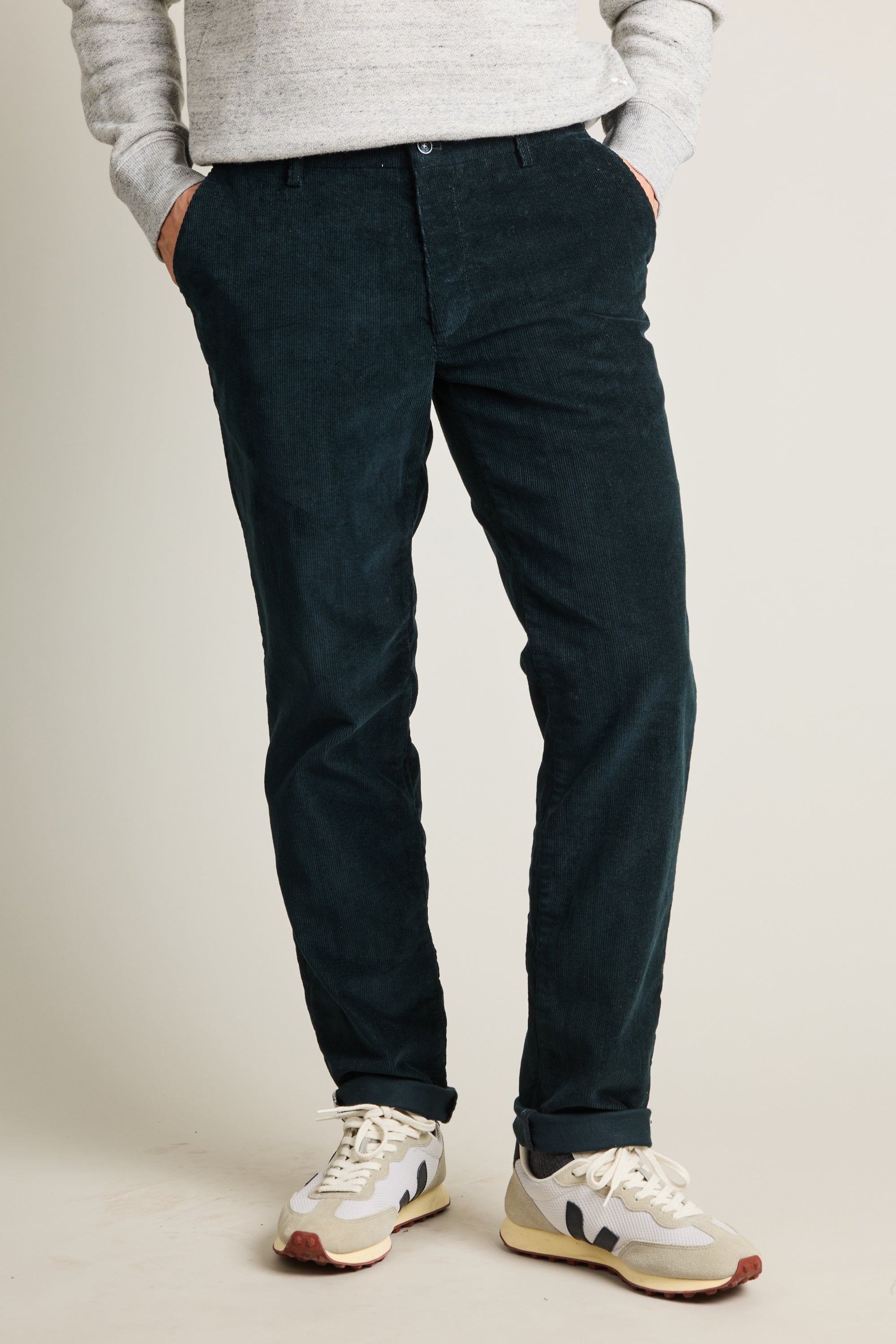 le-pantalon-chinos-homme-chino-velours-vert-anglais-chaud image 6